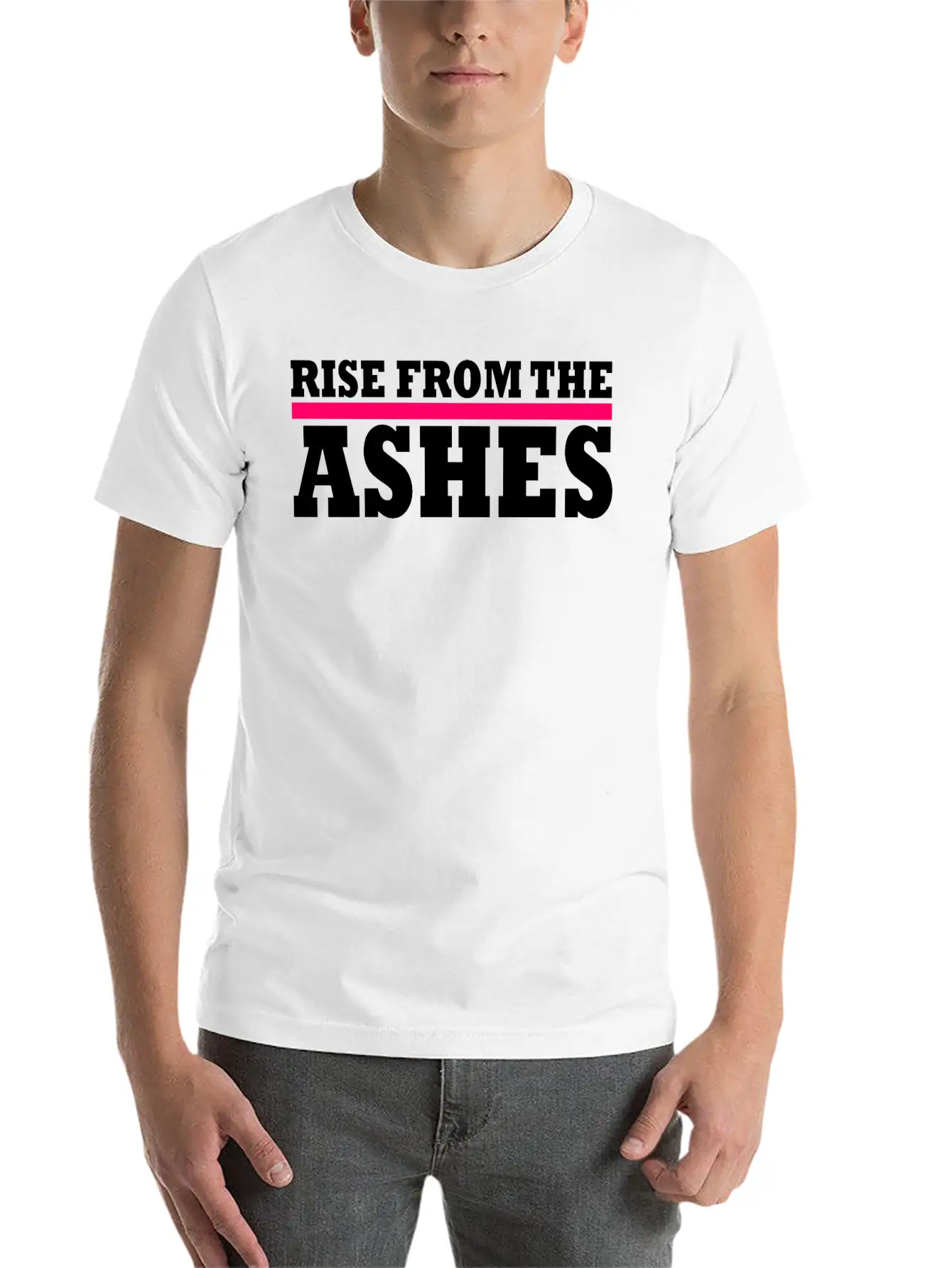 Rise From The Ashes Breathable Soft Cotton T-Shirt – Timeless Casual Look