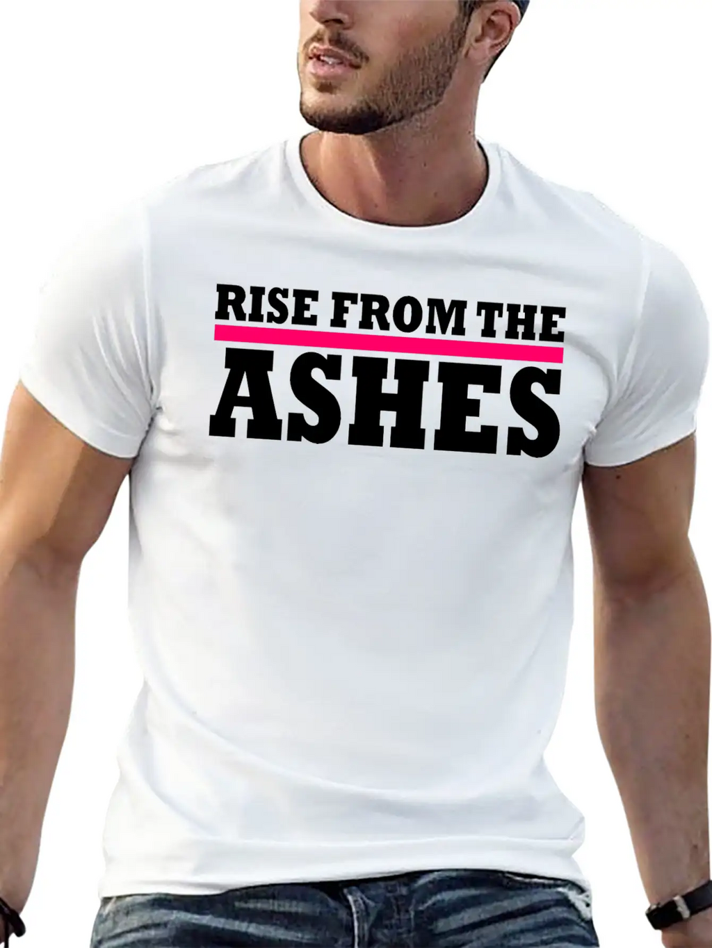 Rise From The Ashes Breathable Soft Cotton T-Shirt – Timeless Casual Look