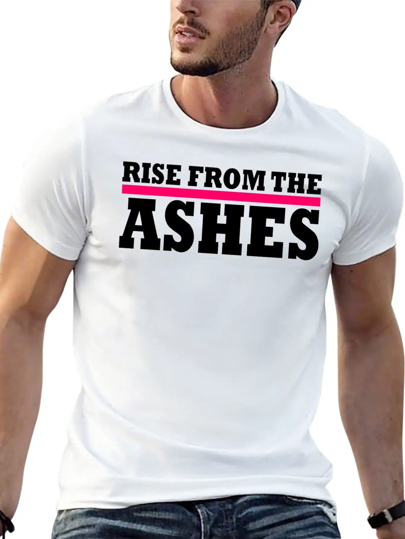 Rise From The Ashes Breathable Soft Cotton T-Shirt – Timeless Casual Look