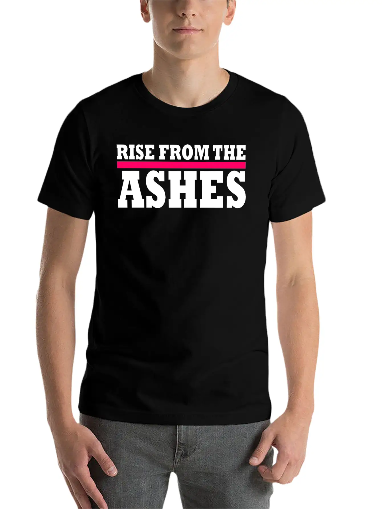 Rise From The Ashes Breathable Soft Cotton T-Shirt – Timeless Casual Look