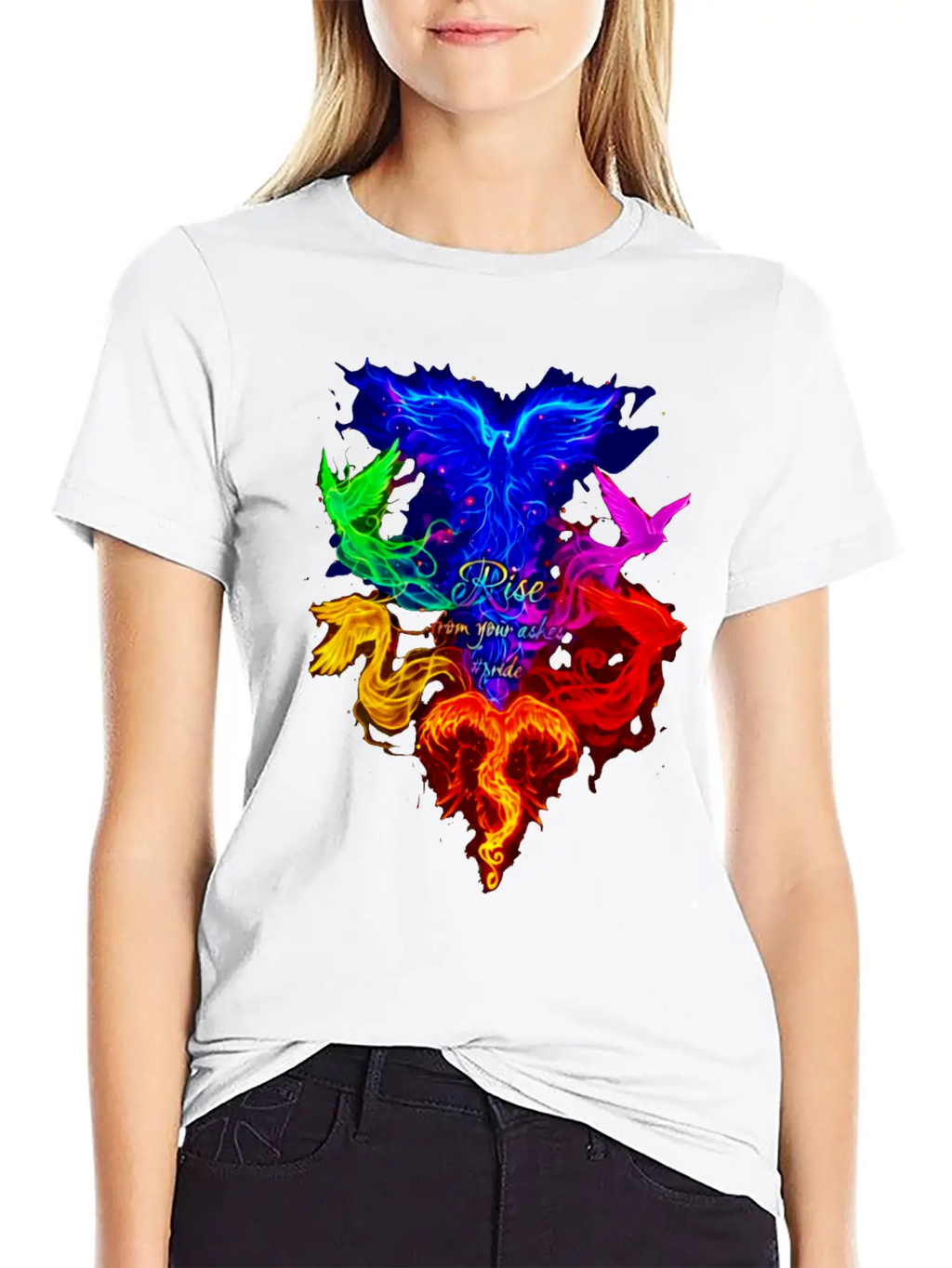 Rise From Your Askes - LGBT Pride Unisex Short Sleeve Soft Cotton T-Shirt – Casual Everyday Wear