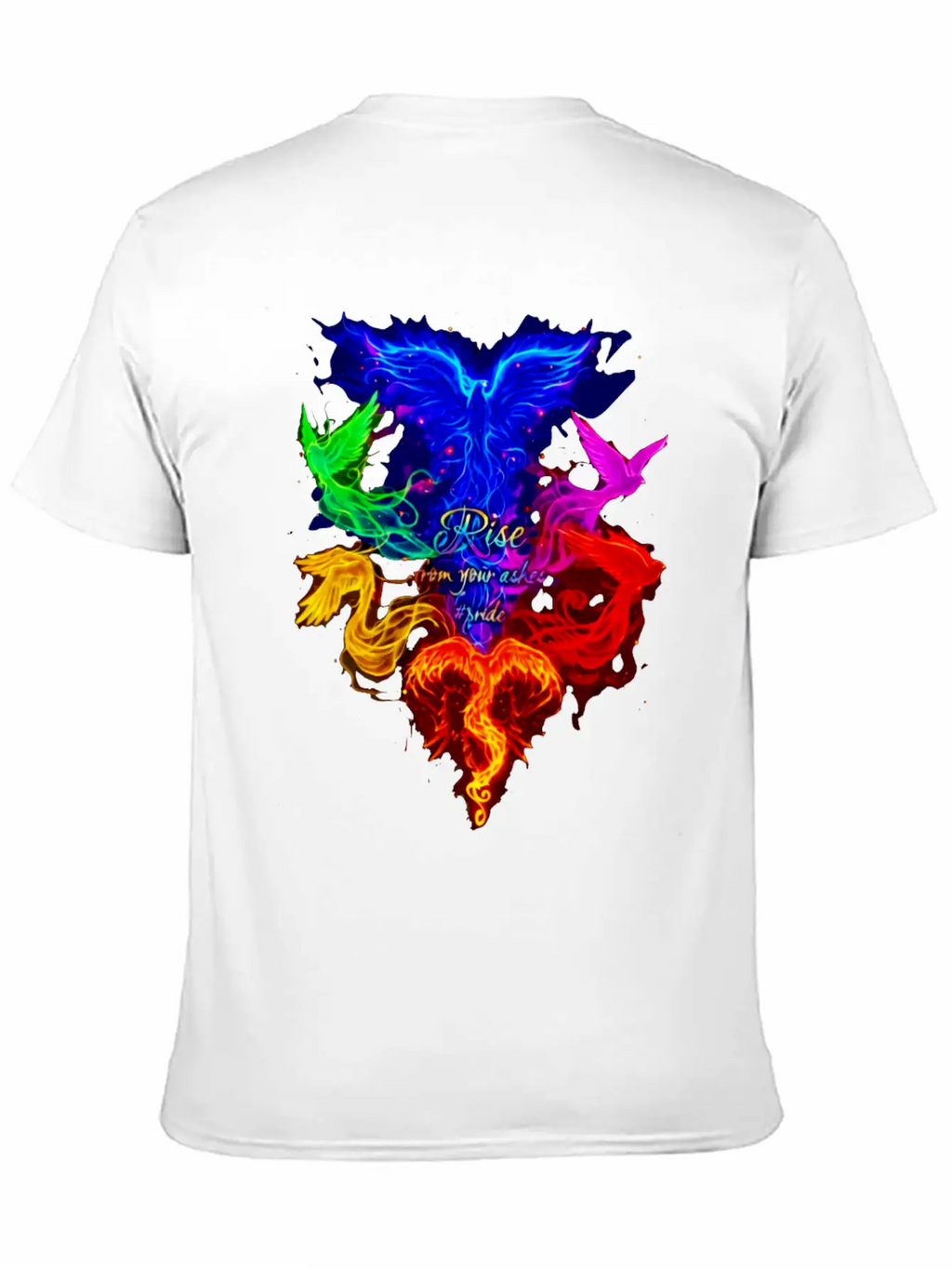 Rise From Your Askes - LGBT Pride Unisex Short Sleeve Soft Cotton T-Shirt – Casual Everyday Wear