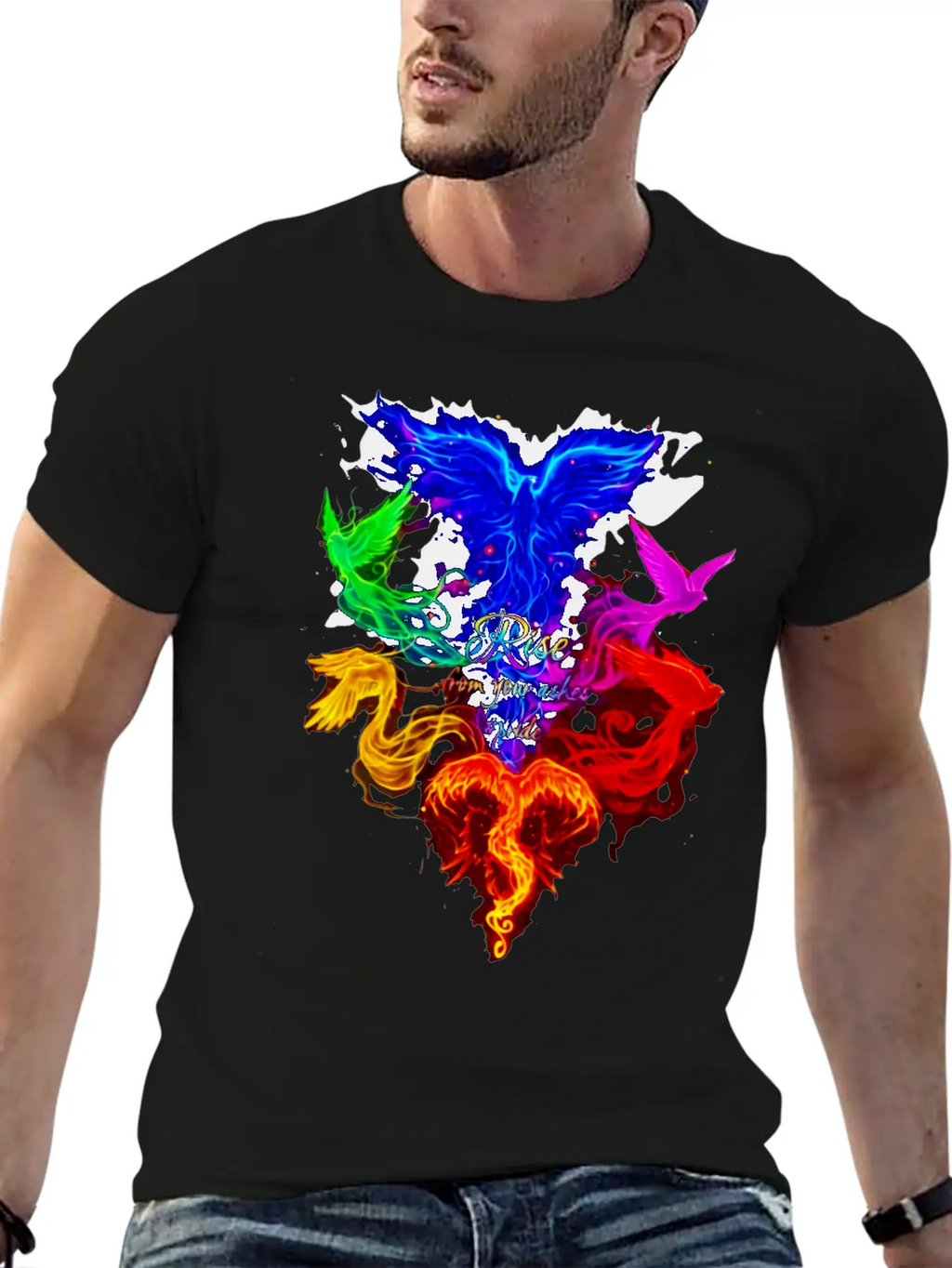 Rise From Your Askes - LGBT Pride Unisex Short Sleeve Soft Cotton T-Shirt – Casual Everyday Wear