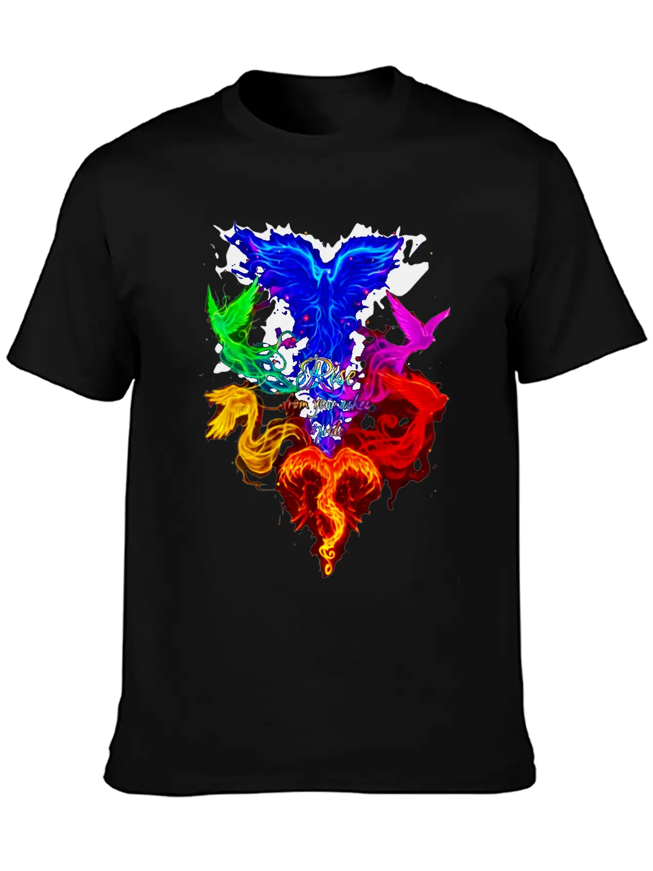 Rise From Your Askes - LGBT Pride Unisex Short Sleeve Soft Cotton T-Shirt – Casual Everyday Wear