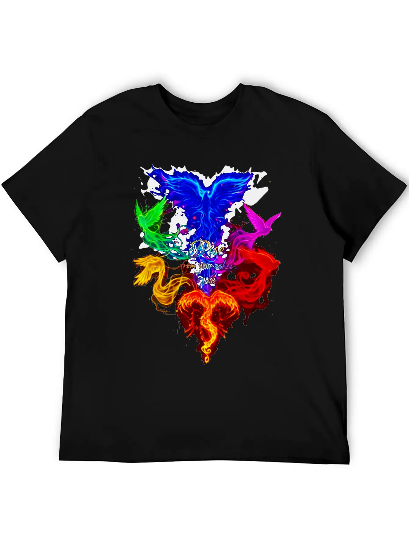 Rise From Your Askes - LGBT Pride Unisex Short Sleeve Soft Cotton T-Shirt – Casual Everyday Wear