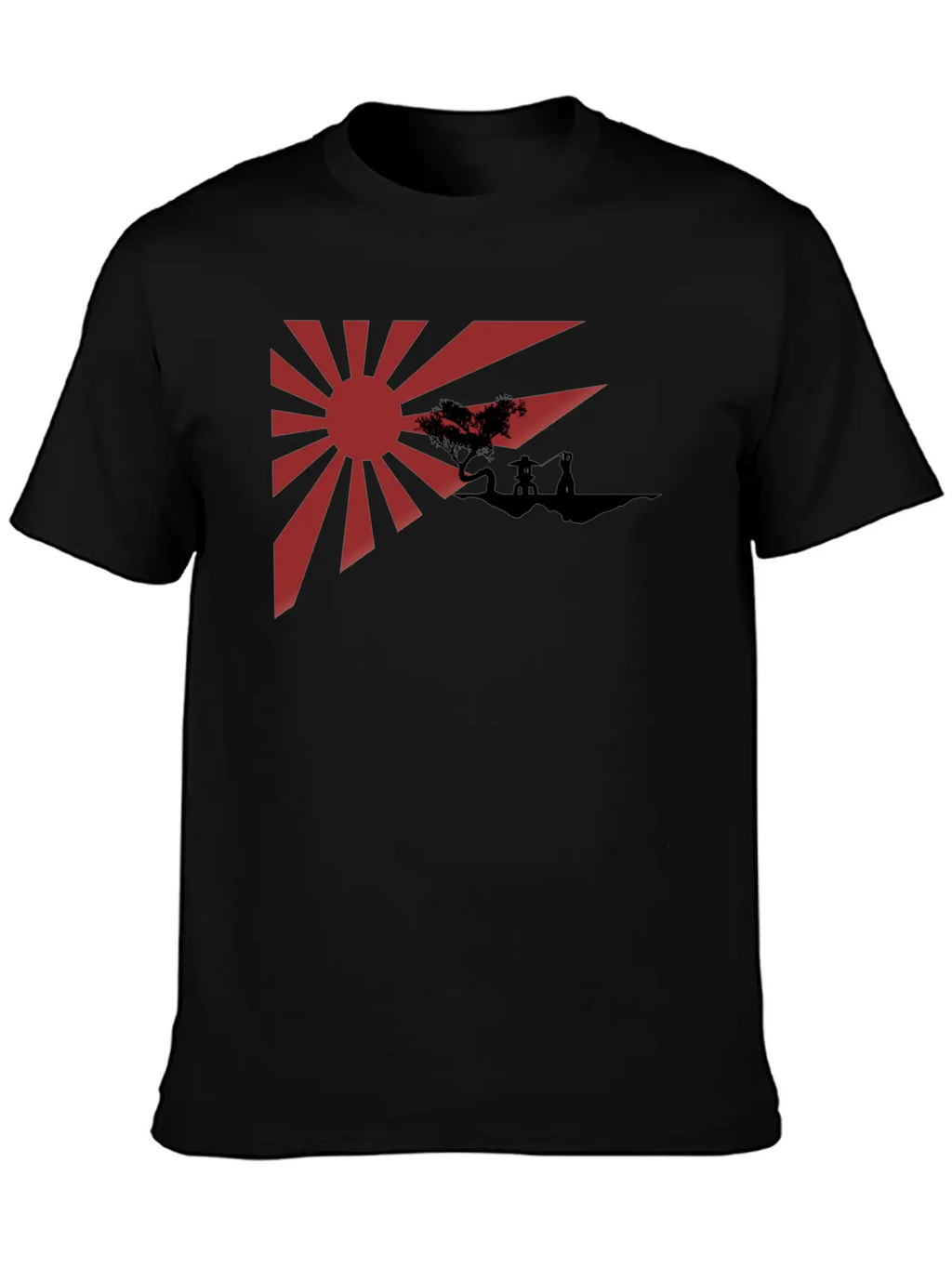 Rising Sun Breathable Graphic T-Shirt – Perfect For Casual Days