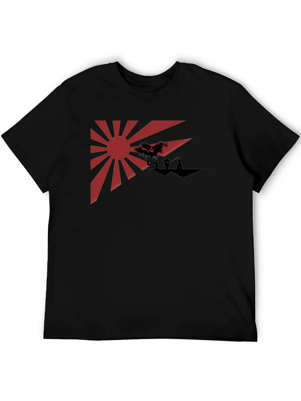 Rising Sun Breathable Graphic T-Shirt – Perfect For Casual Days
