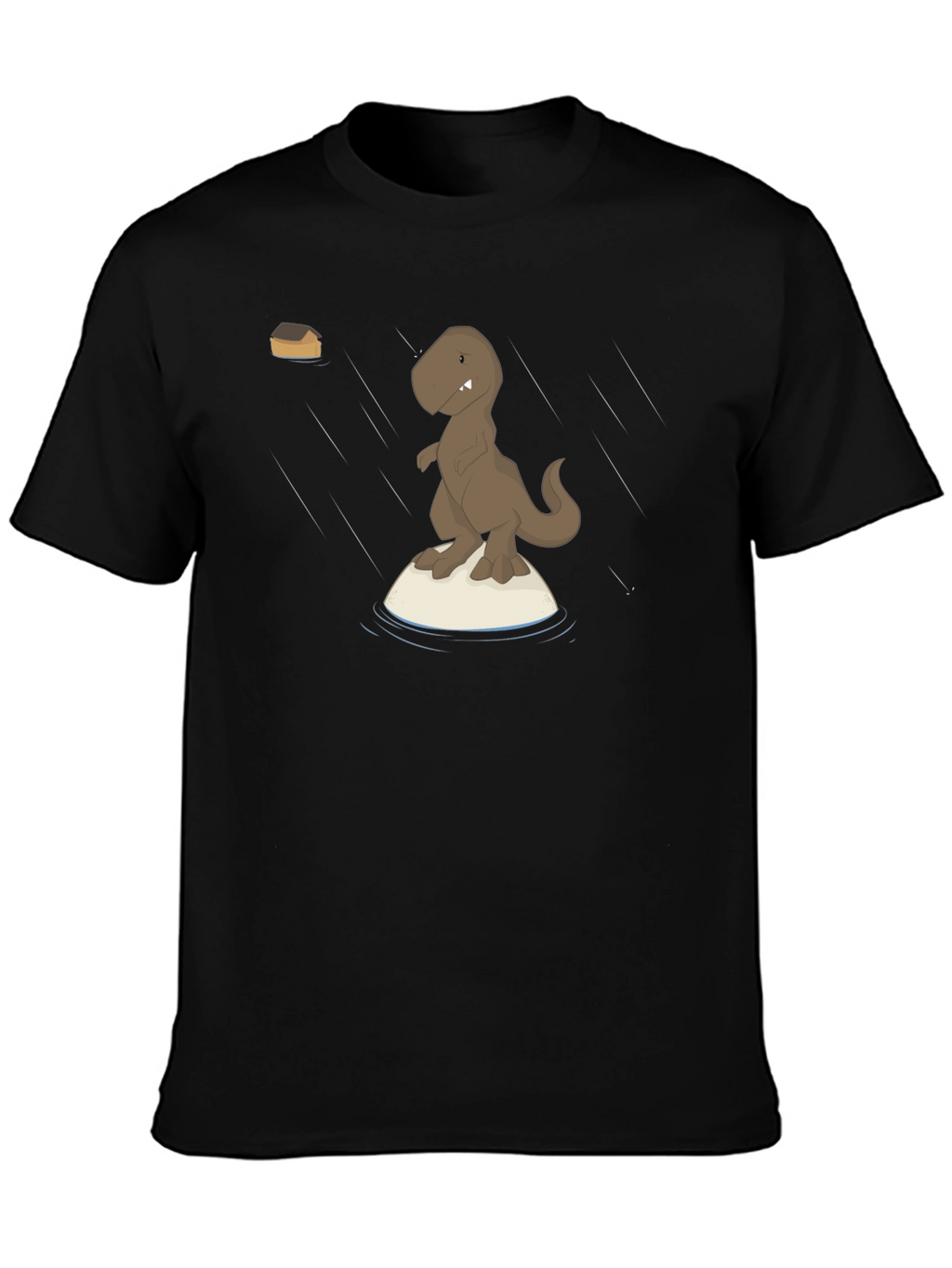 Dino Raft Black T-Shirt