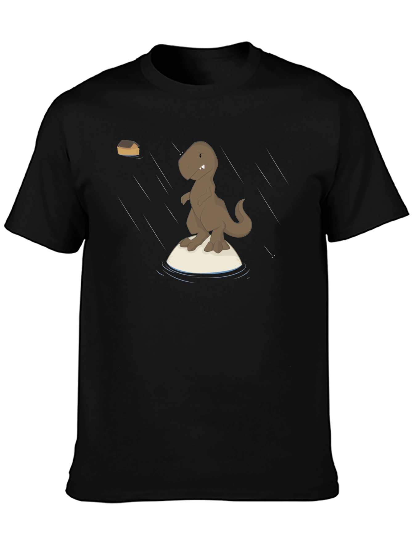 Dino Raft Black T-Shirt