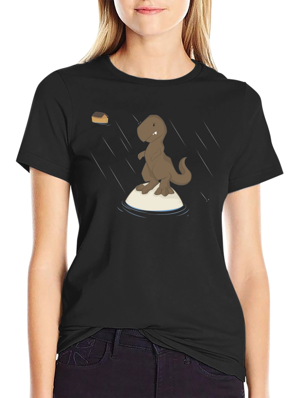 Dino Raft Black T-Shirt