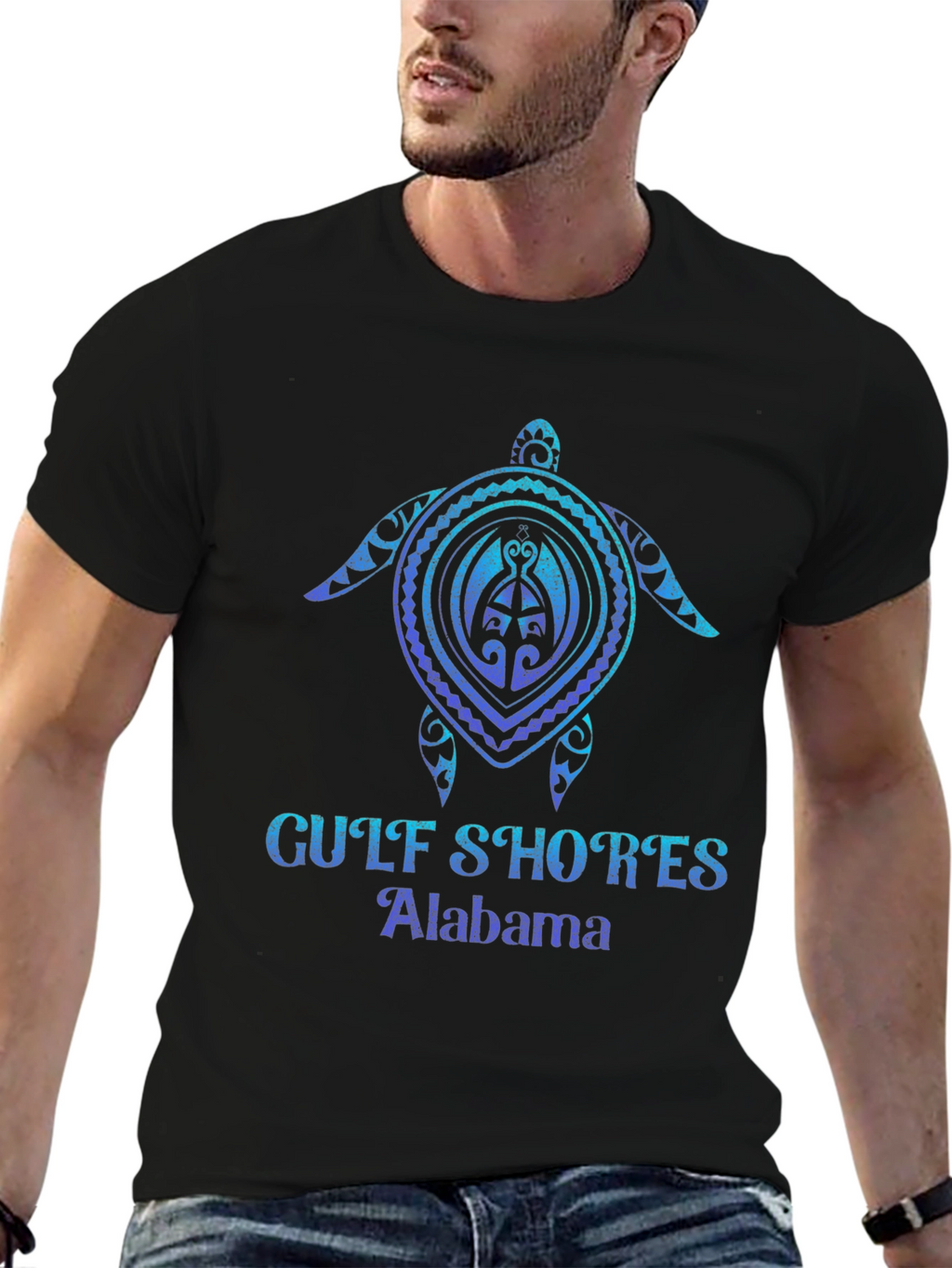 Gulf Shores Alabama Turtle Graphic Tee