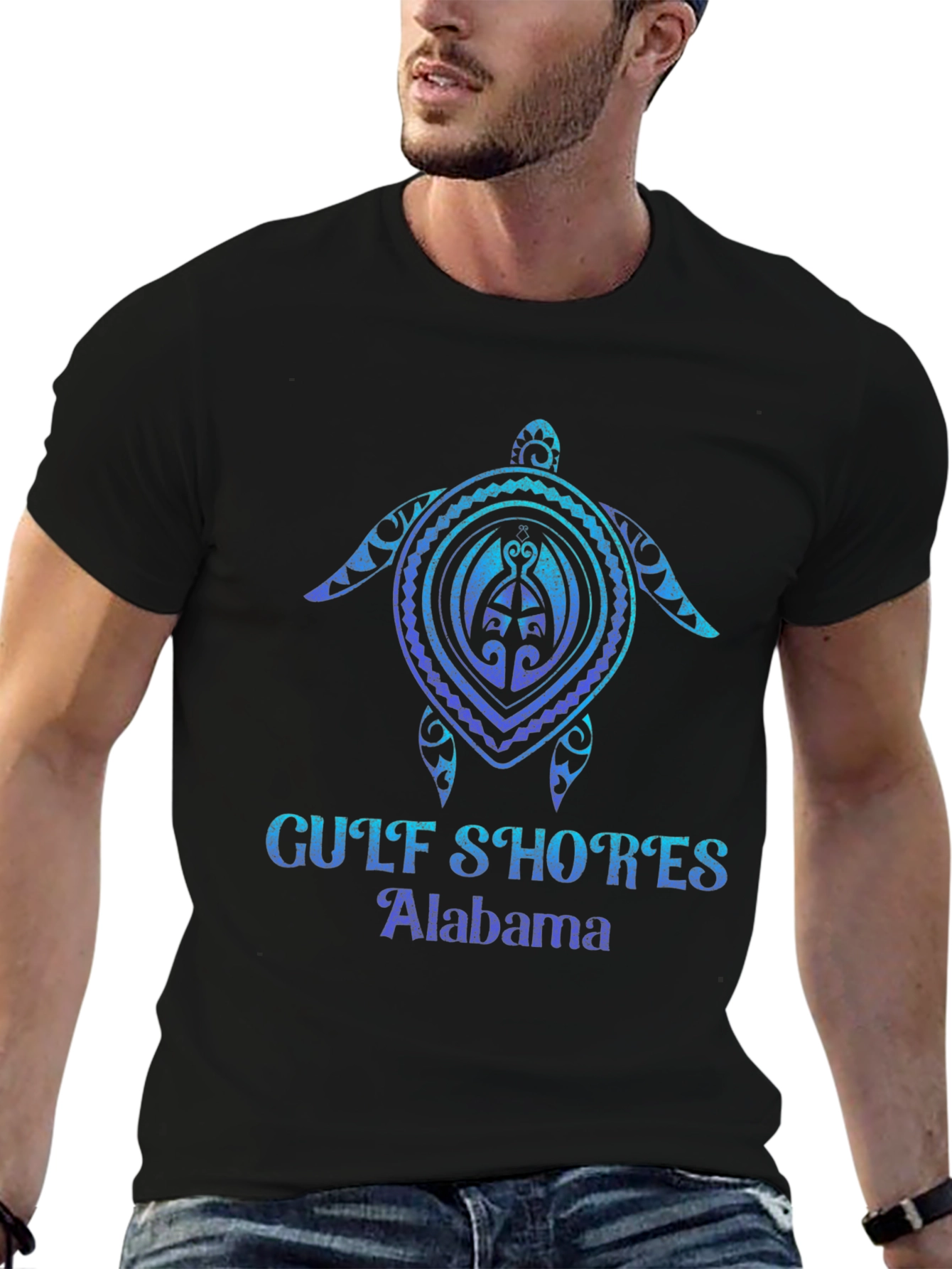 Gulf Shores Alabama Turtle Graphic Tee
