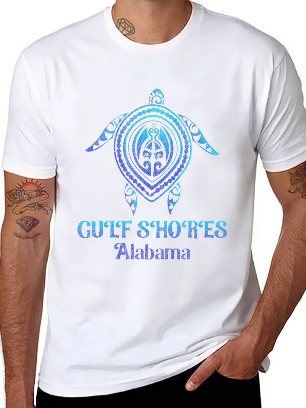 Gulf Shores Alabama Turtle Graphic Tee