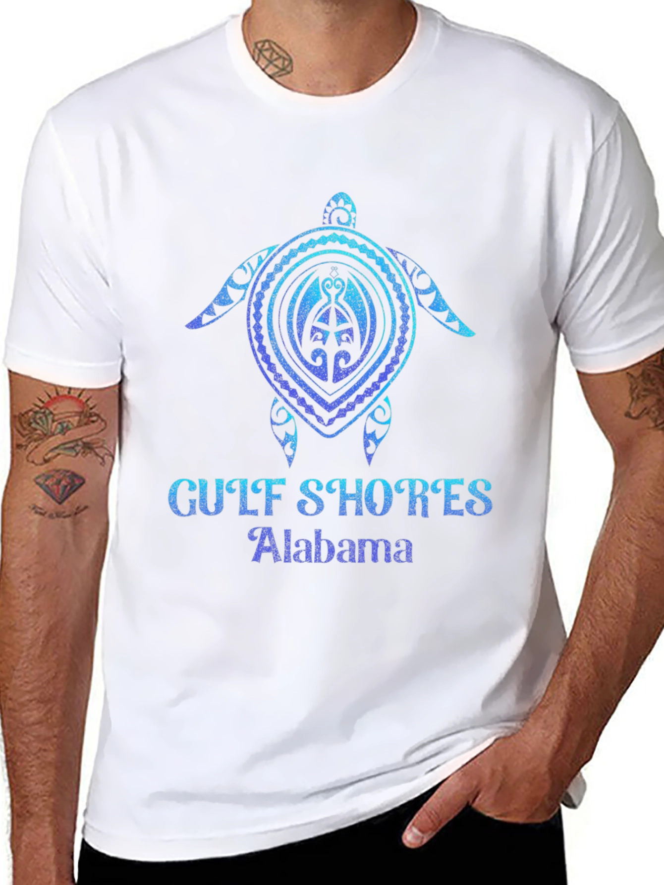 Gulf Shores Alabama Turtle Graphic Tee
