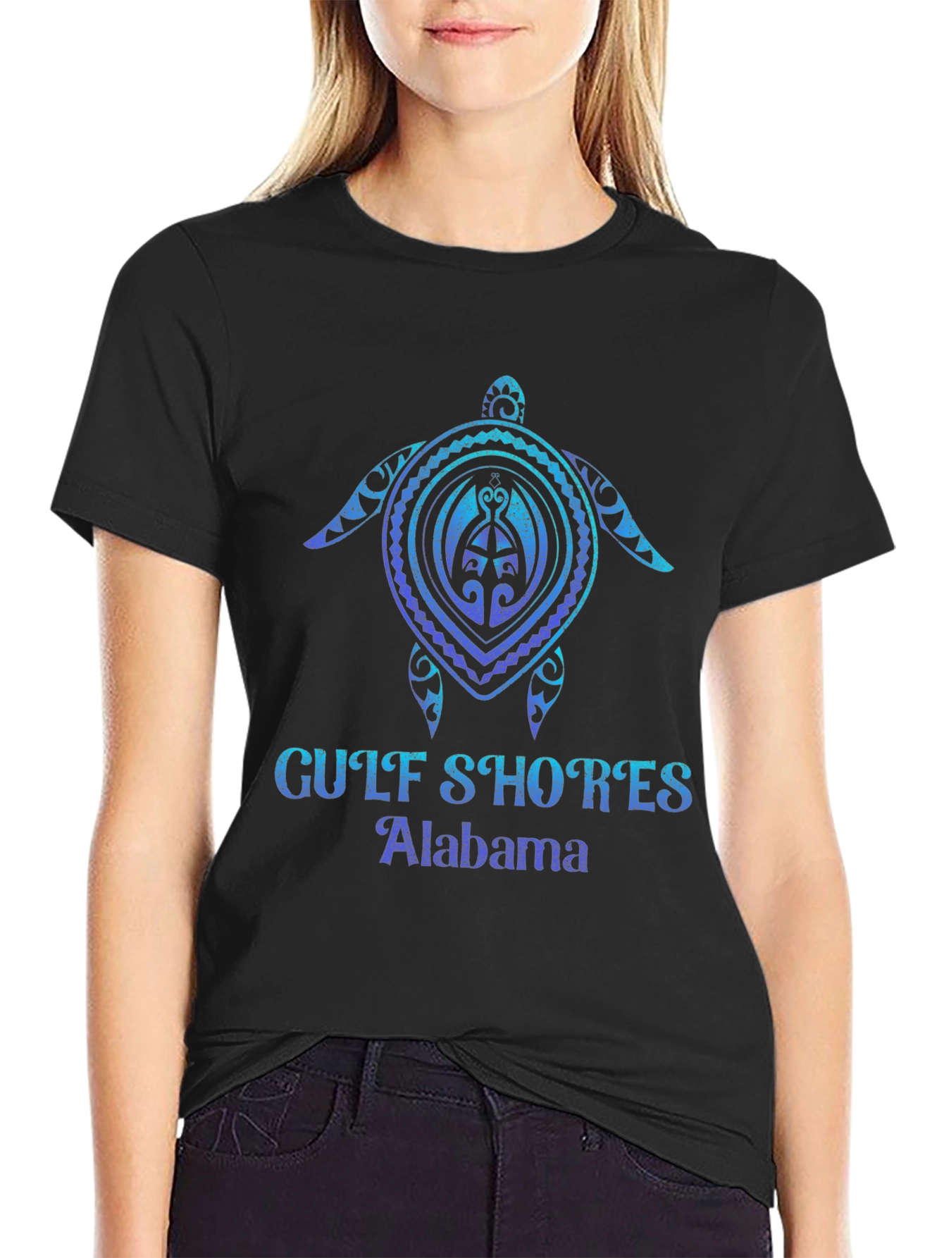 Gulf Shores Alabama Turtle Graphic Tee