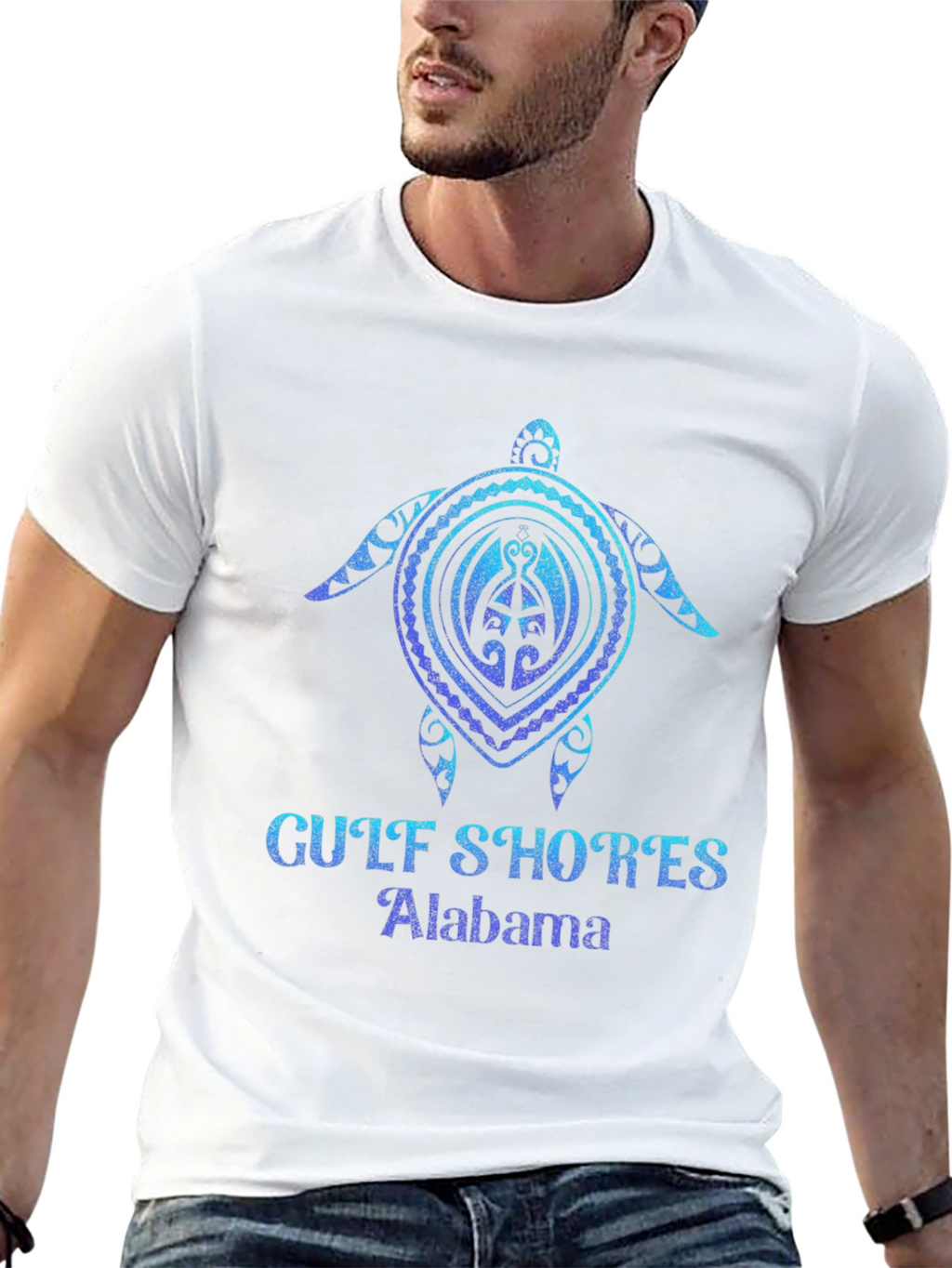 Gulf Shores Alabama Turtle Graphic Tee