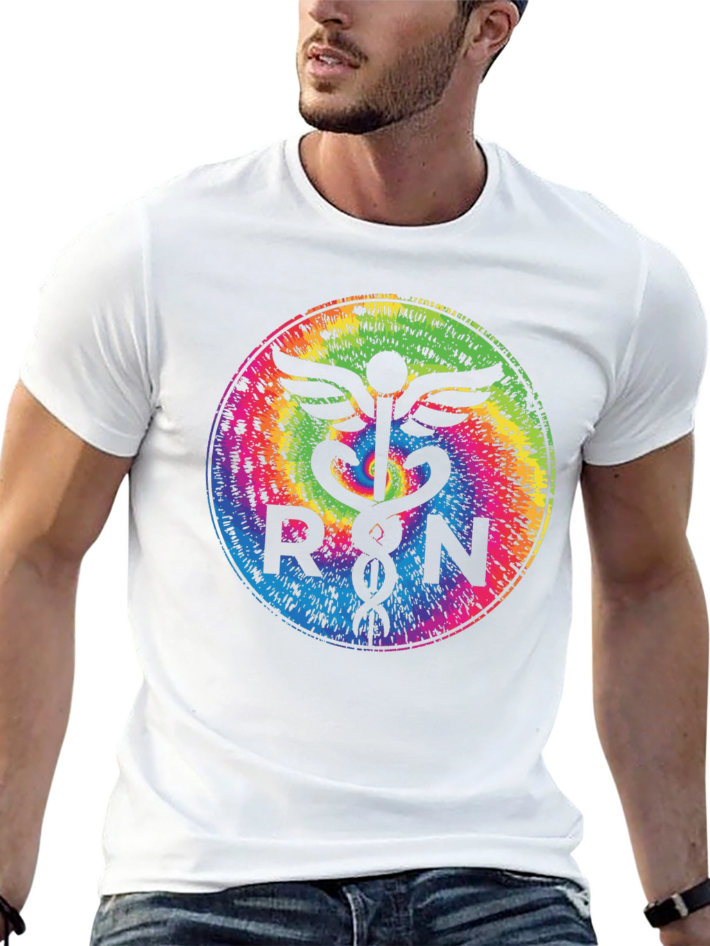 RN Tie-Dye Graphic T-Shirt