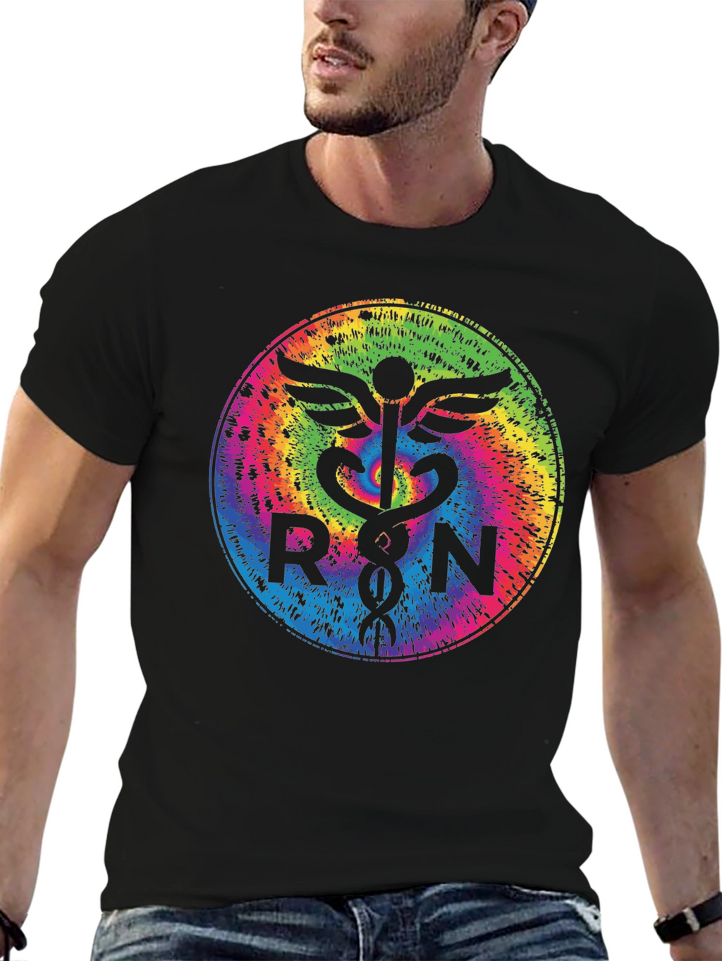RN Tie-Dye Graphic T-Shirt
