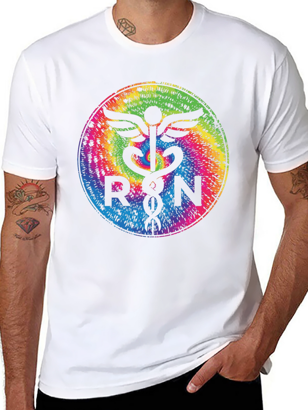 RN Tie-Dye Graphic T-Shirt