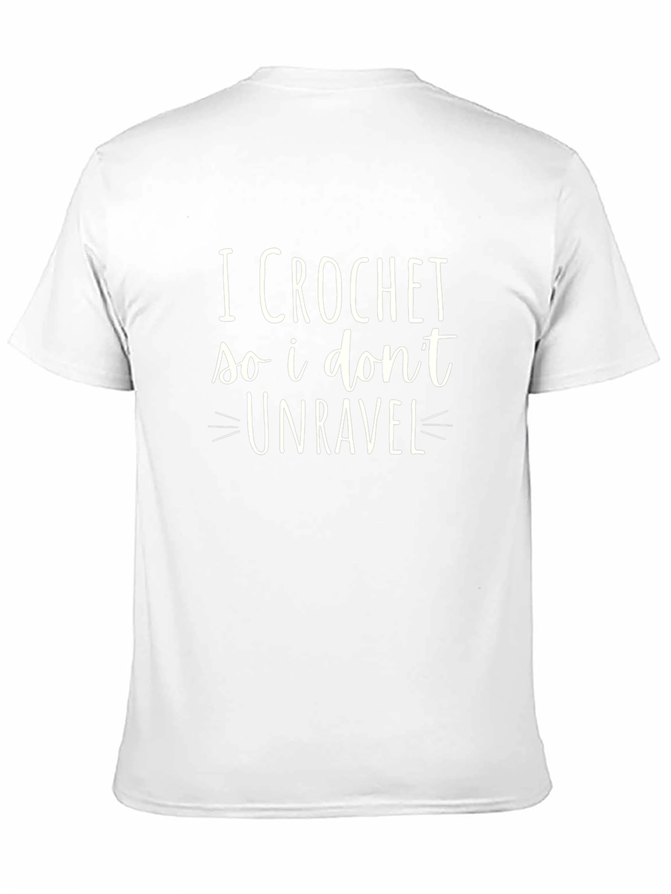 I Crochet So I Dont Unravel Graphic Tee