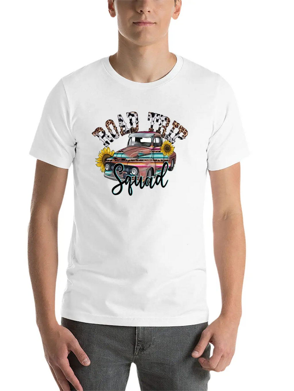 Road Trip Squad Unisex Casual T-Shirt – Clean Design For Daily Comfort