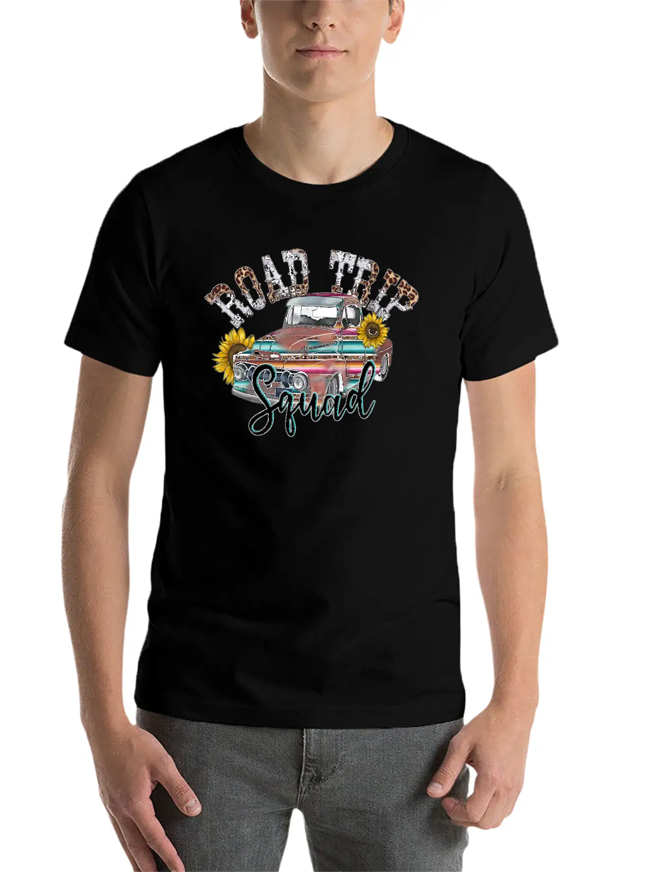 Road Trip Squad Unisex Casual T-Shirt – Clean Design For Daily Comfort