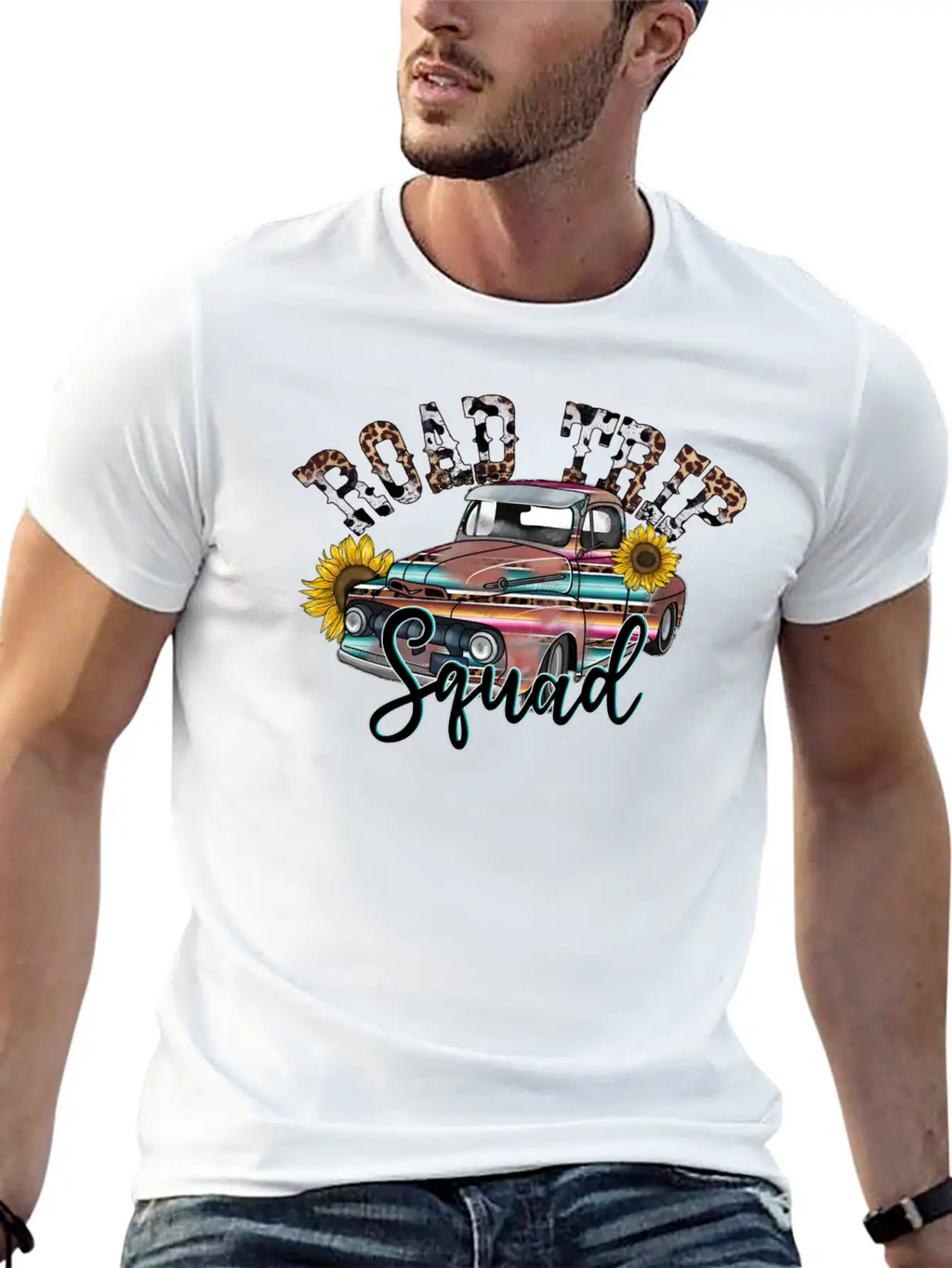 Road Trip Squad Unisex Casual T-Shirt – Clean Design For Daily Comfort