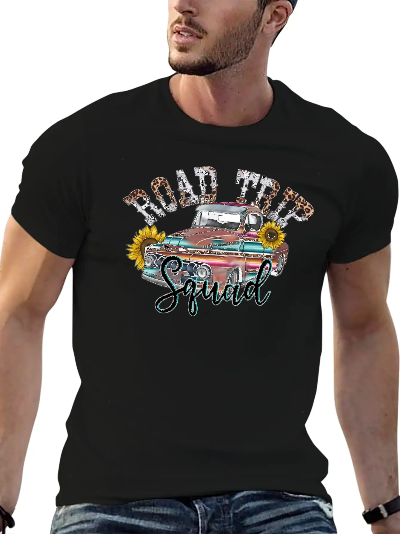 Road Trip Squad Unisex Casual T-Shirt – Clean Design For Daily Comfort