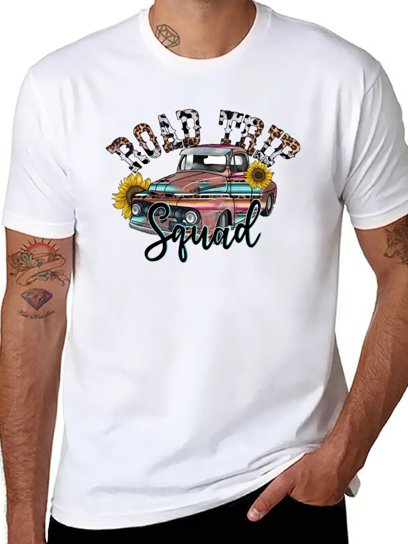 Road Trip Squad Unisex Casual T-Shirt – Clean Design For Daily Comfort