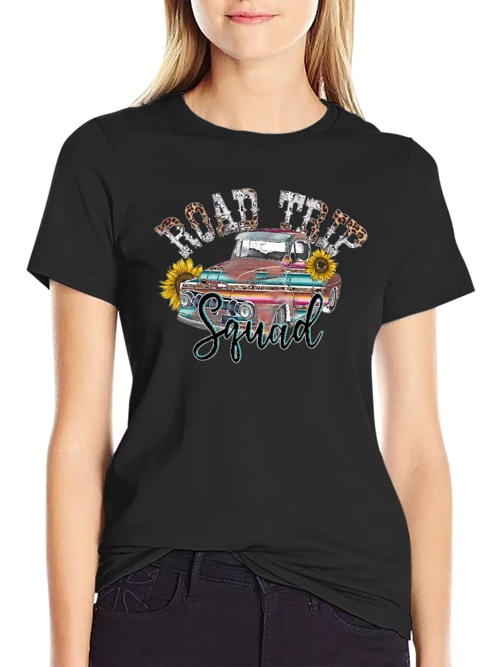 Road Trip Squad Unisex Casual T-Shirt – Clean Design For Daily Comfort