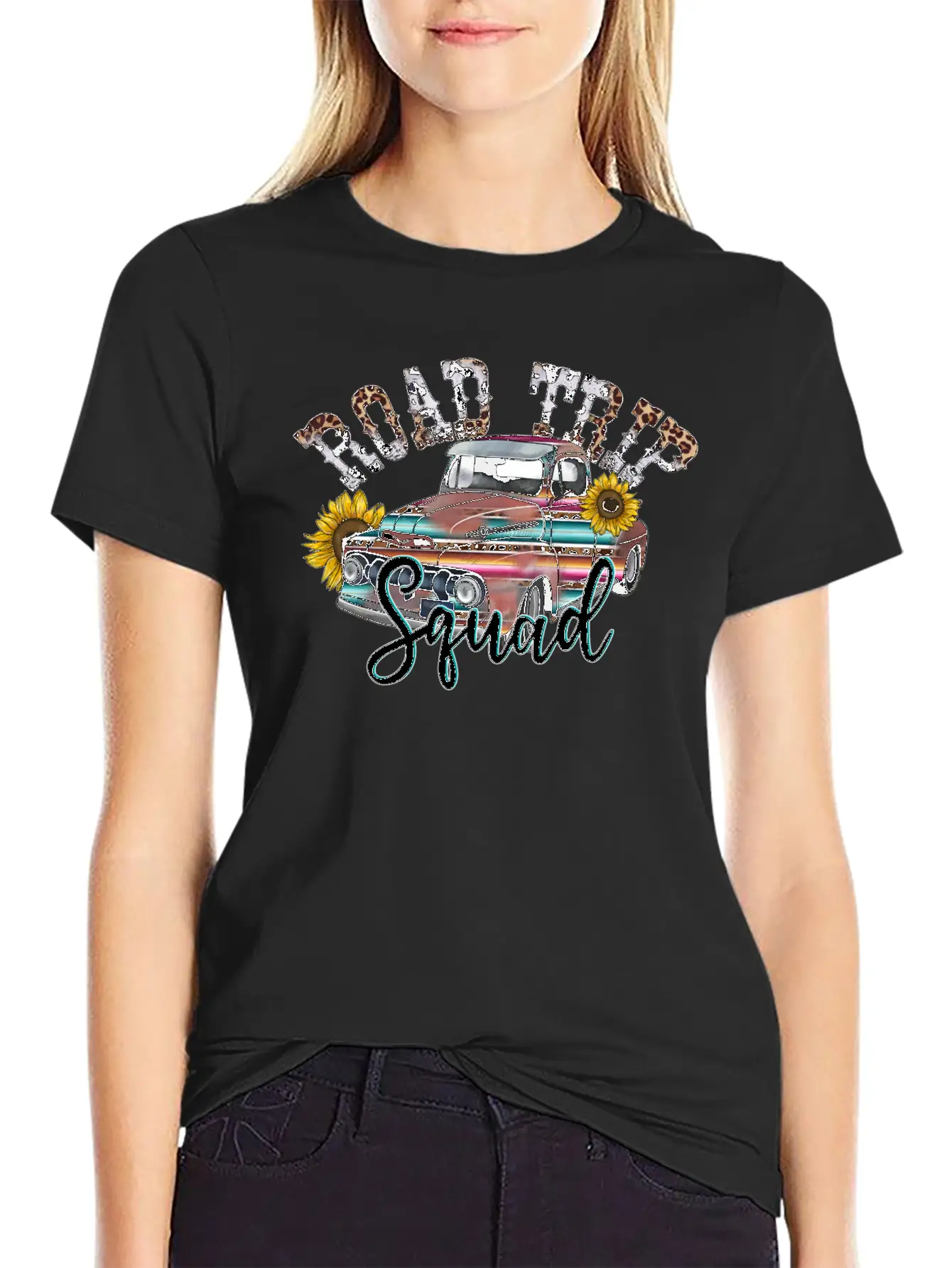 Road Trip Squad Unisex Casual T-Shirt – Clean Design For Daily Comfort