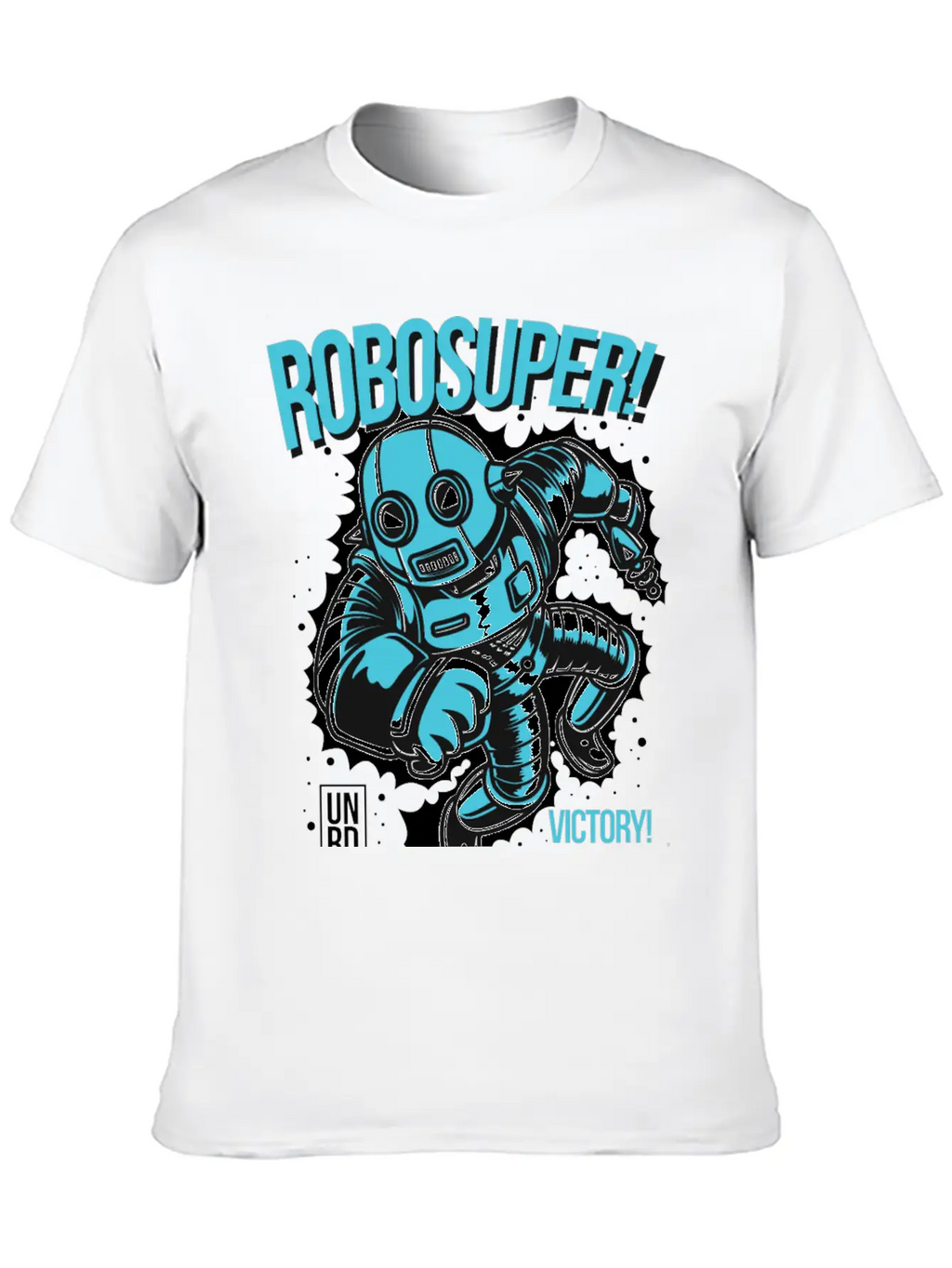 Robosuper! Victory Stylish Everyday T-Shirt – Unisex Basic Cotton Tee