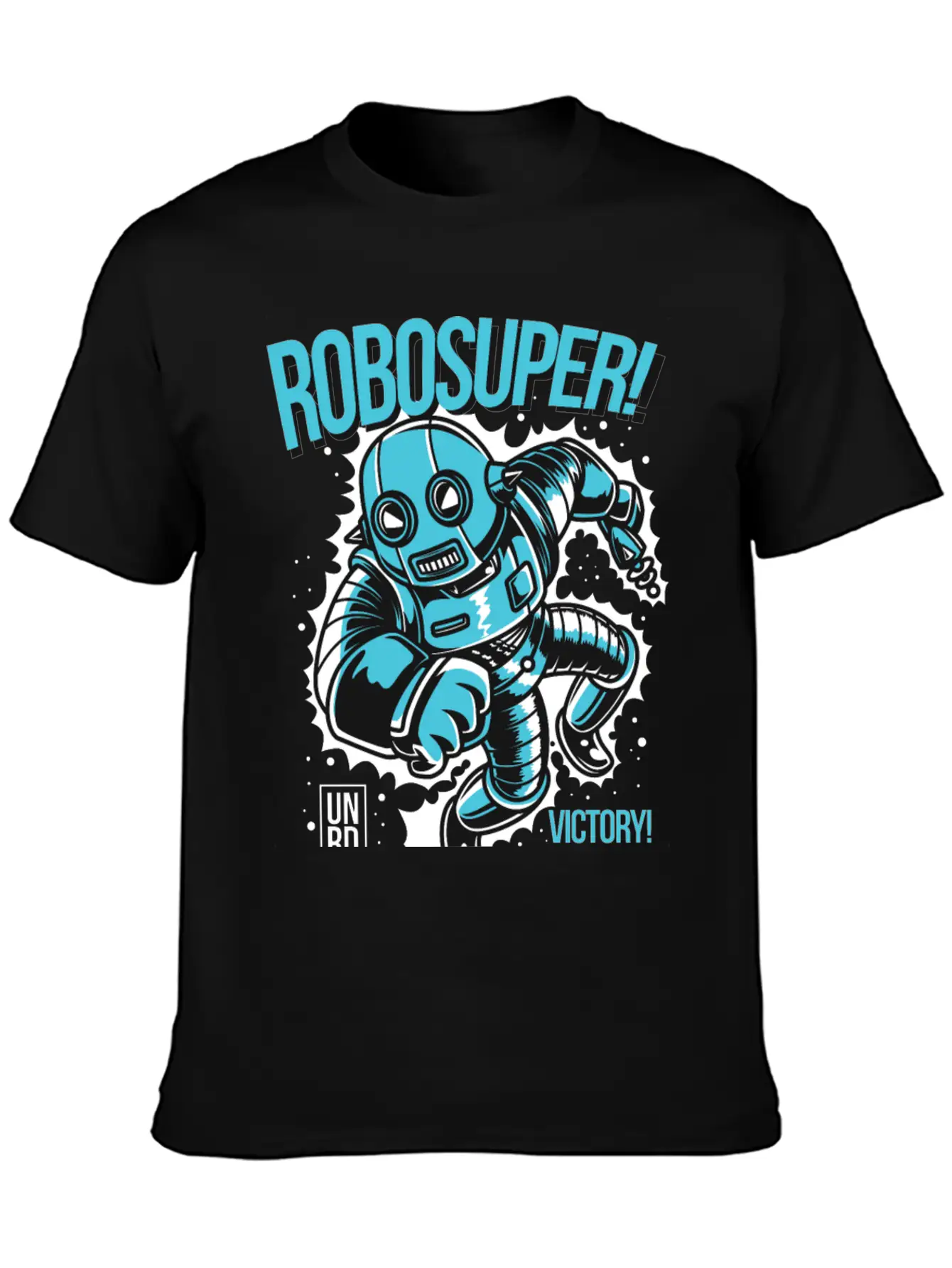Robosuper! Victory Stylish Everyday T-Shirt – Unisex Basic Cotton Tee