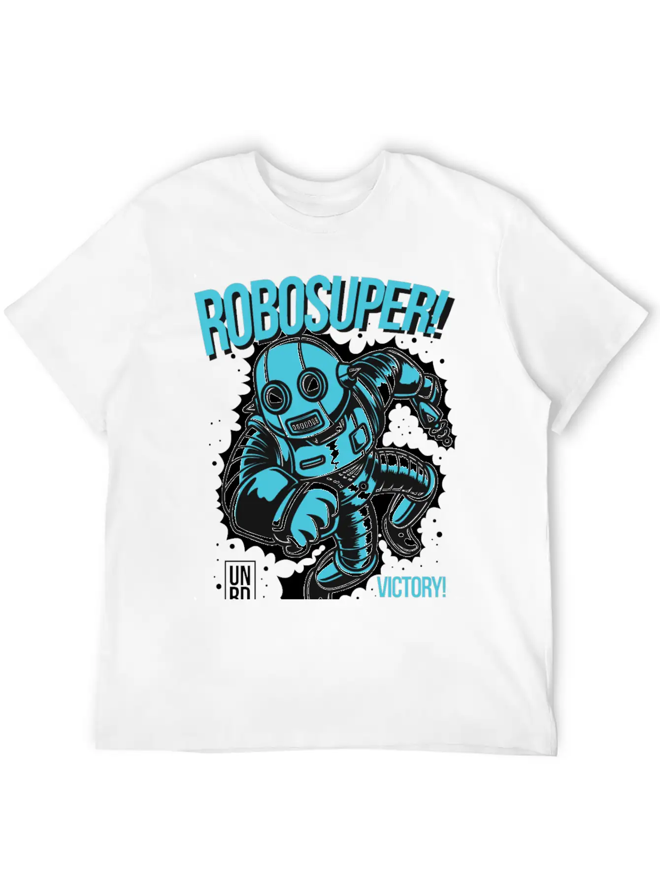 Robosuper! Victory Stylish Everyday T-Shirt – Unisex Basic Cotton Tee