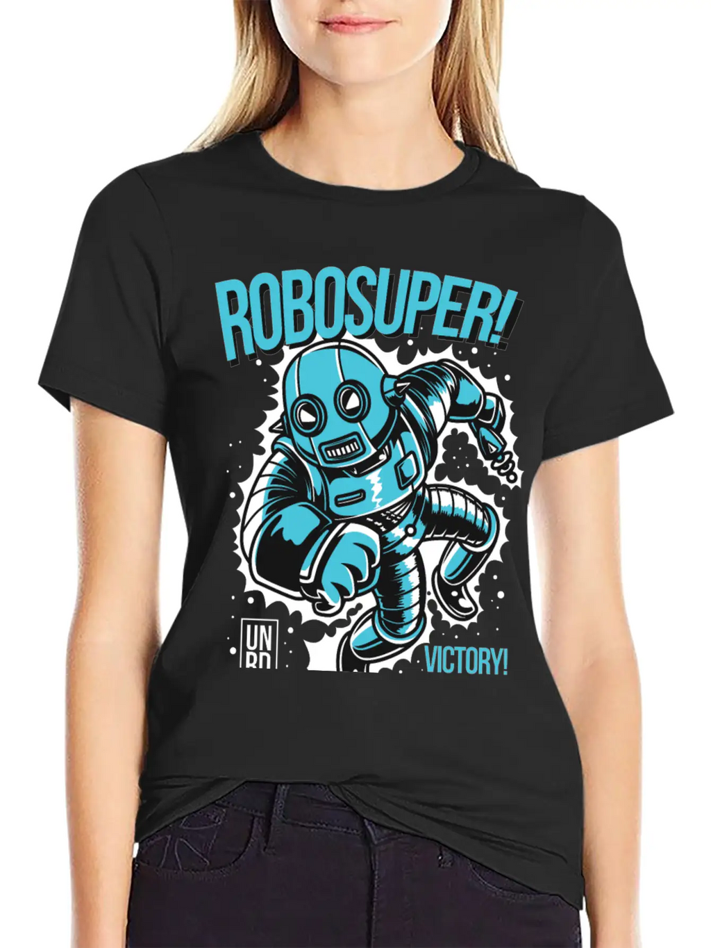 Robosuper! Victory Stylish Everyday T-Shirt – Unisex Basic Cotton Tee