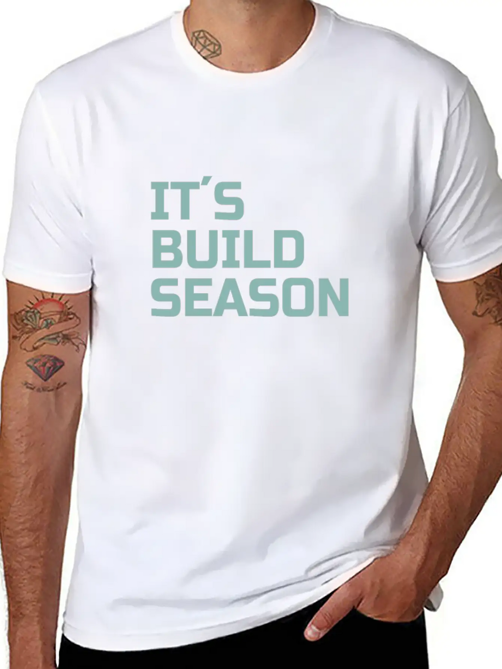 ROBOTICS : It´s Build Season Stylish Everyday T-Shirt – Unisex Basic Cotton Tee