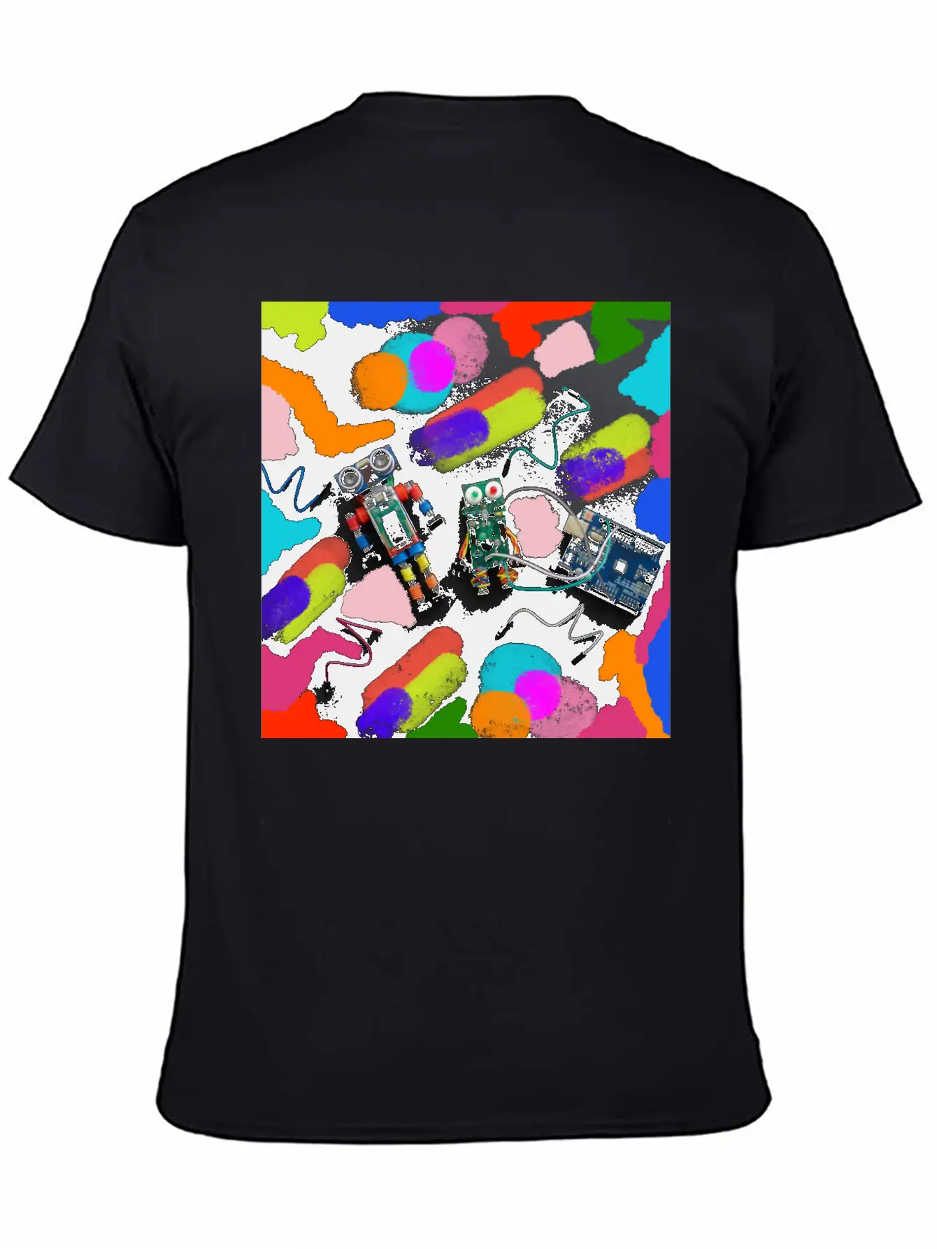 ROBOTS Unisex Short Sleeve Soft Cotton T-Shirt – Casual Everyday Wear