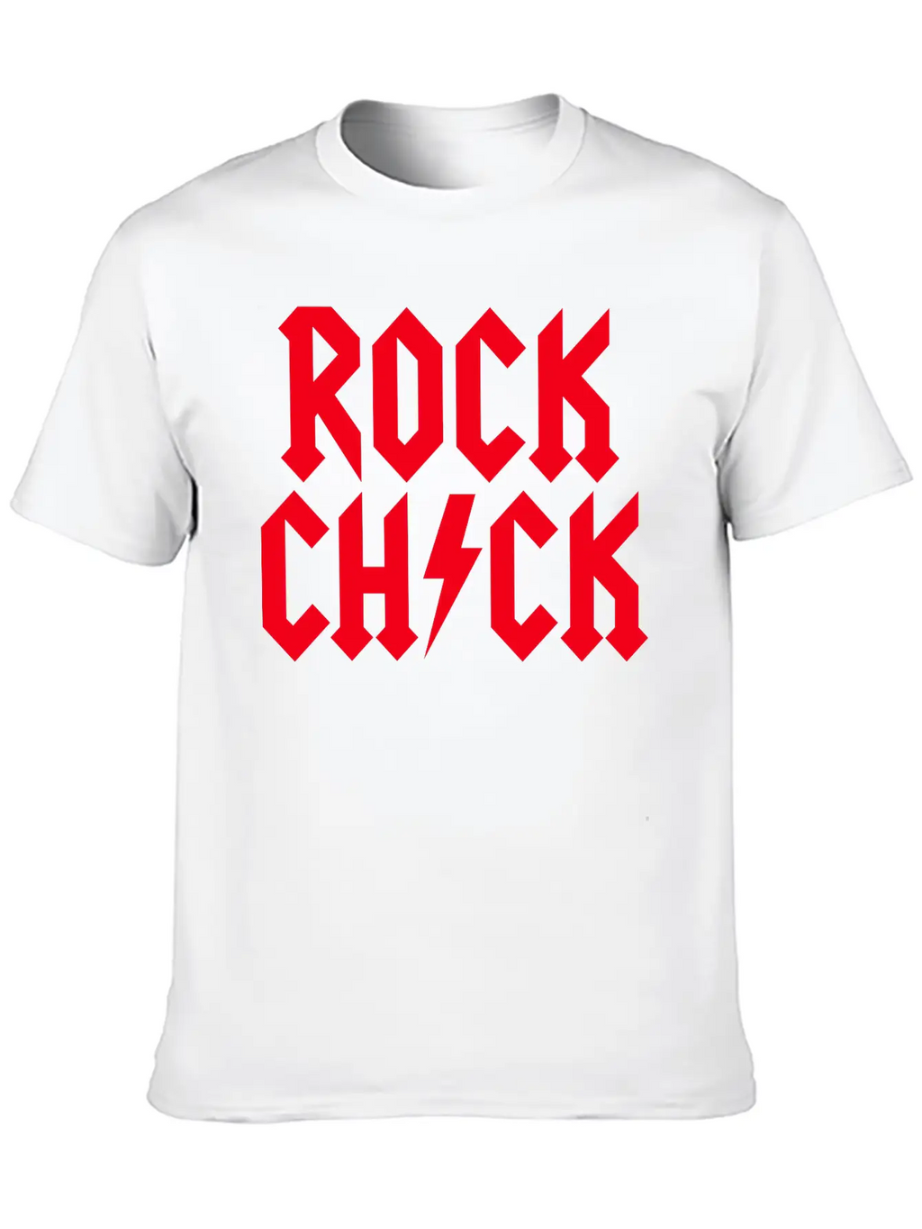 Rock Chick Hard Rock Rock Music Heavy Metal Girl Essential Cotton Tee For Daily Outfits – Unisex Style