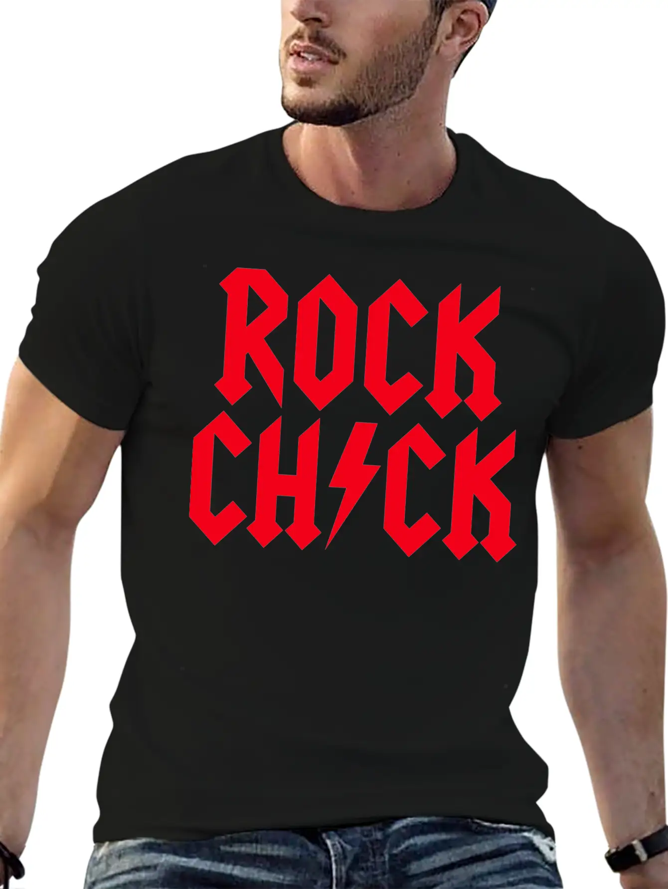 Rock Chick Hard Rock Rock Music Heavy Metal Girl Essential Cotton Tee For Daily Outfits – Unisex Style