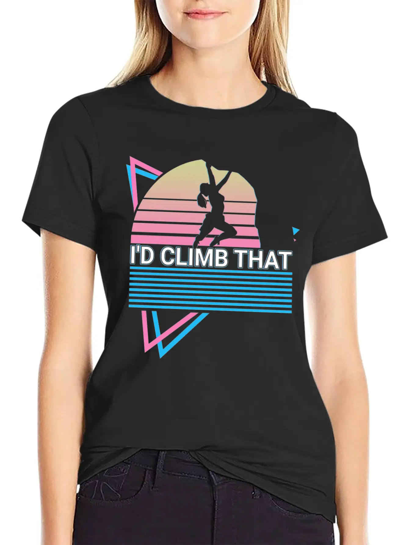 Rock Climbing Rock Climber Retro Stylish Everyday T-Shirt – Unisex Basic Cotton Tee