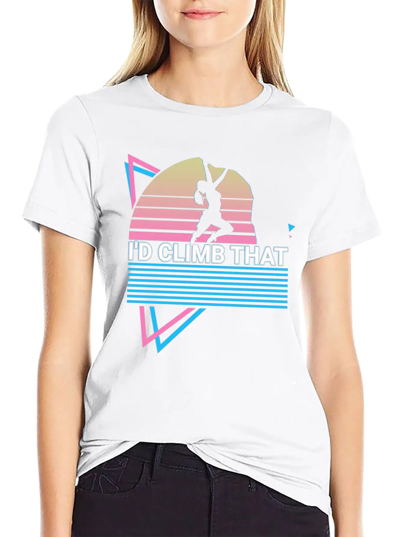 Rock Climbing Rock Climber Retro Stylish Everyday T-Shirt – Unisex Basic Cotton Tee