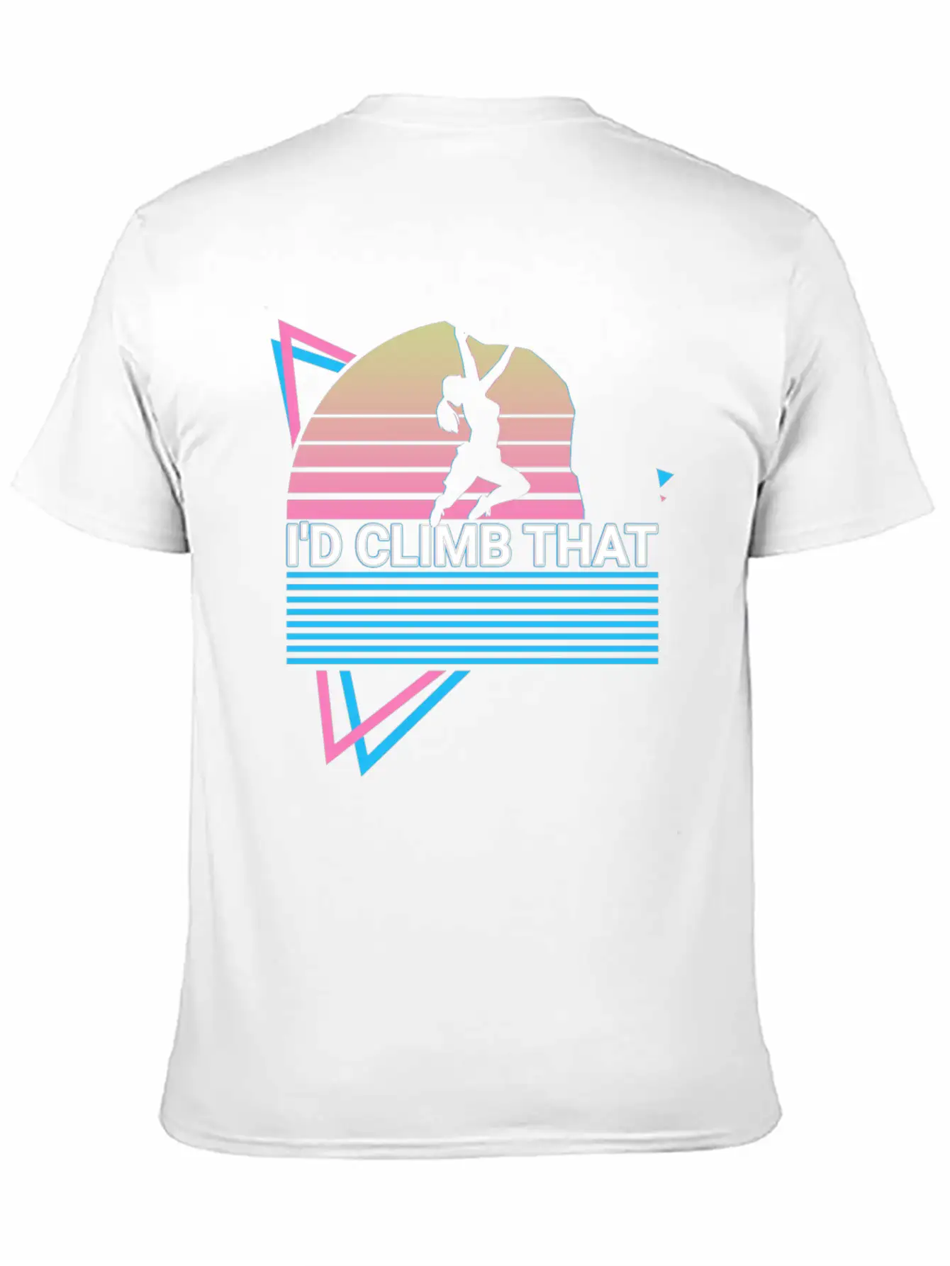 Rock Climbing Rock Climber Retro Stylish Everyday T-Shirt – Unisex Basic Cotton Tee