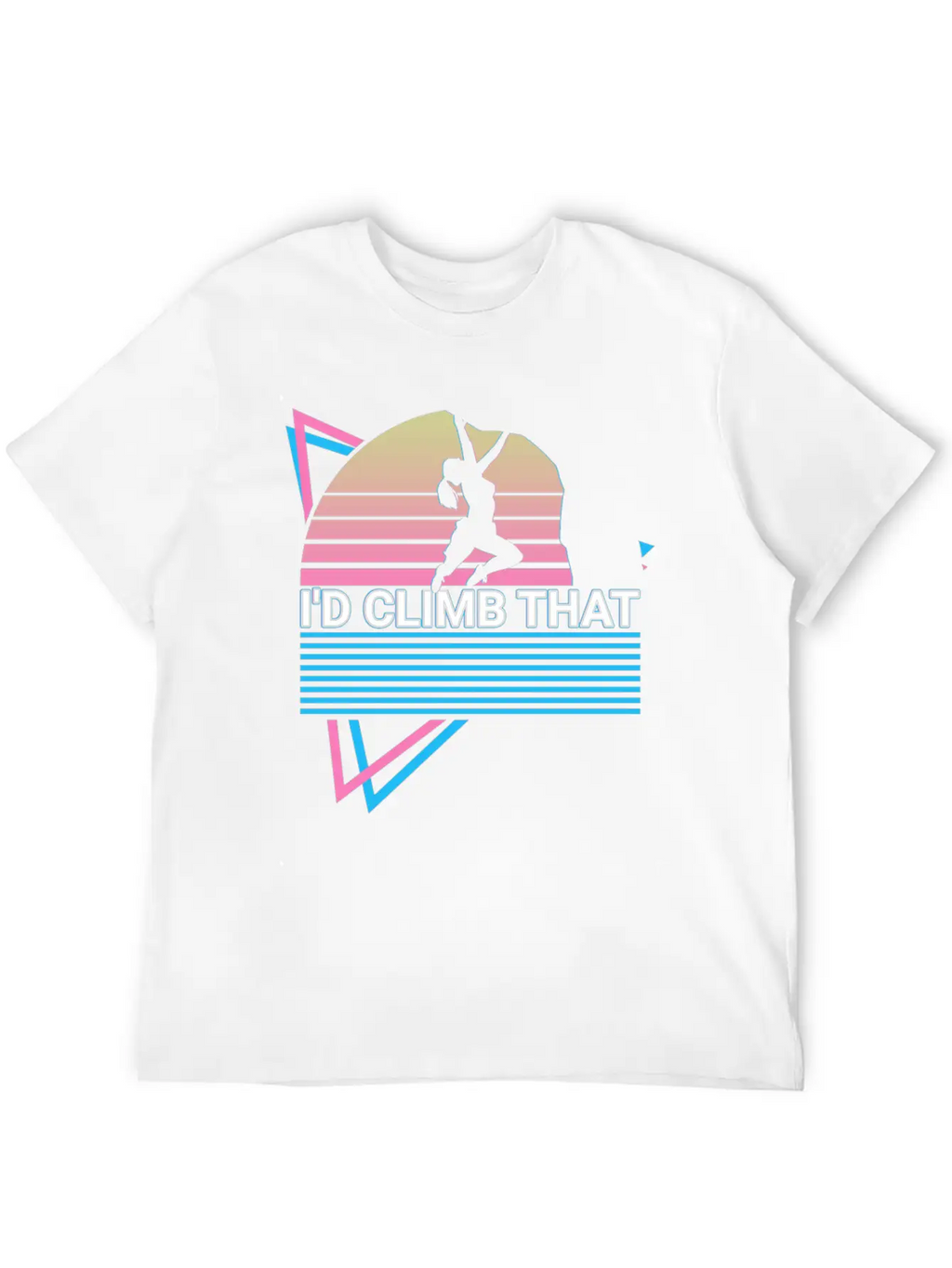 Rock Climbing Rock Climber Retro Stylish Everyday T-Shirt – Unisex Basic Cotton Tee