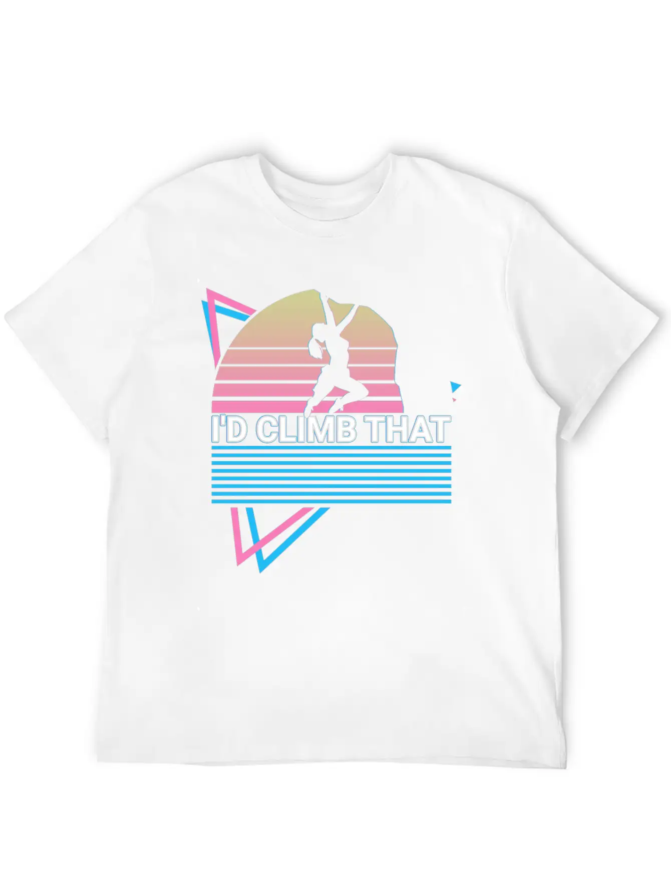 Rock Climbing Rock Climber Retro Stylish Everyday T-Shirt – Unisex Basic Cotton Tee