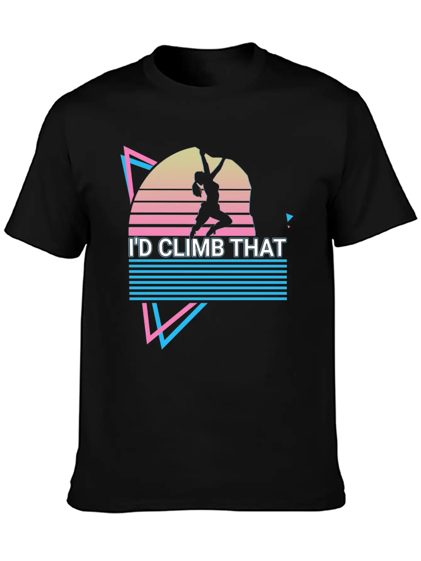 Rock Climbing Rock Climber Retro Stylish Everyday T-Shirt – Unisex Basic Cotton Tee
