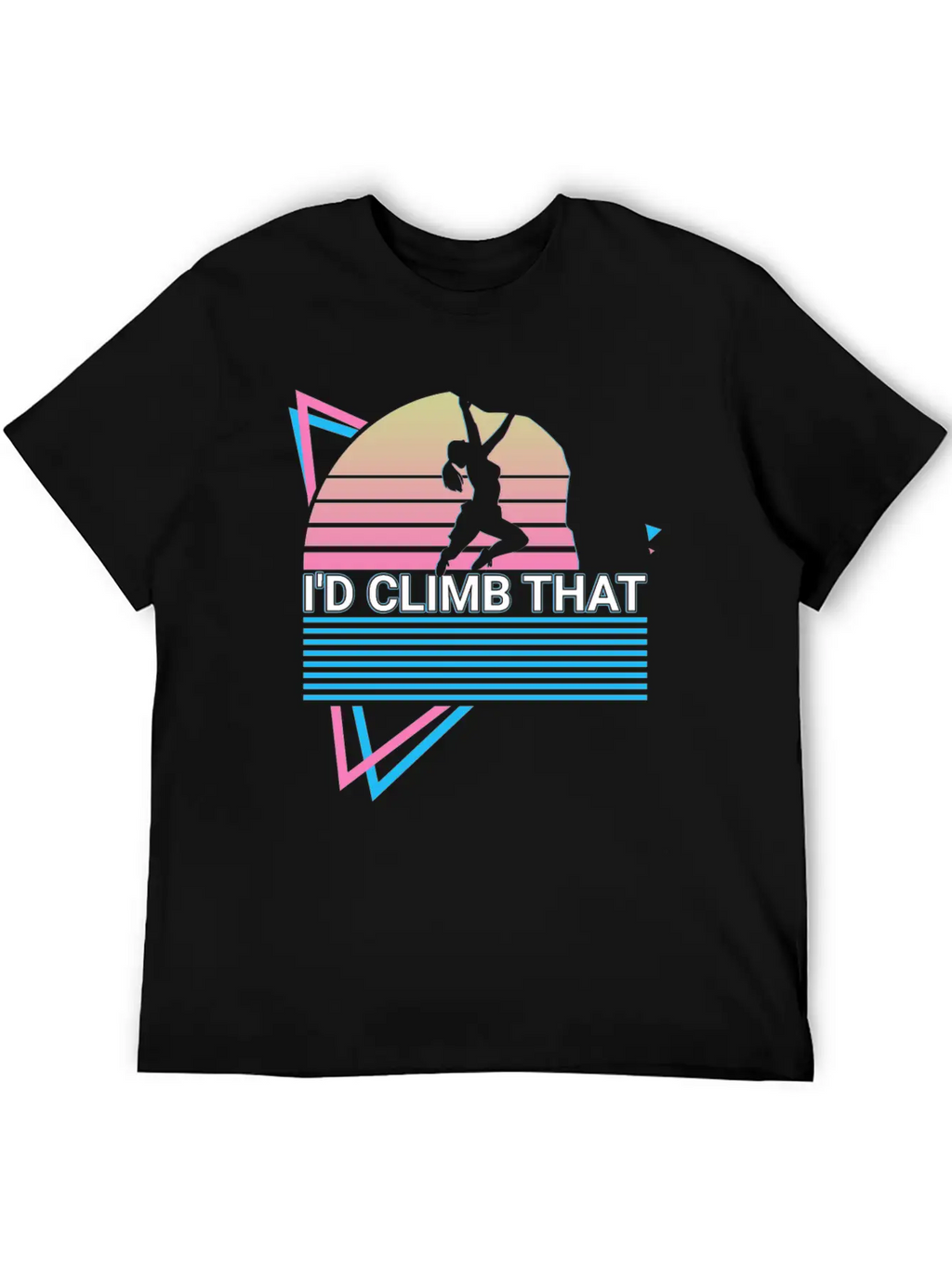 Rock Climbing Rock Climber Retro Stylish Everyday T-Shirt – Unisex Basic Cotton Tee