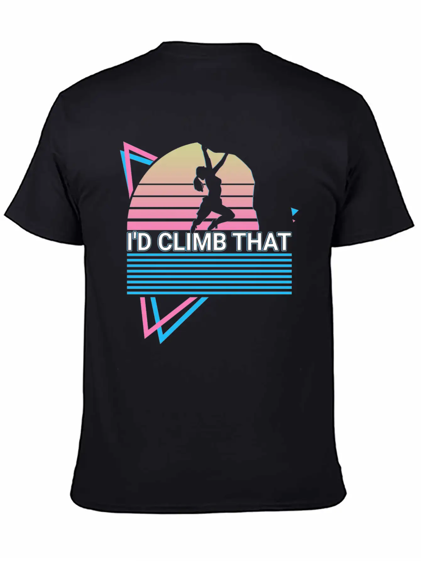 Rock Climbing Rock Climber Retro Stylish Everyday T-Shirt – Unisex Basic Cotton Tee