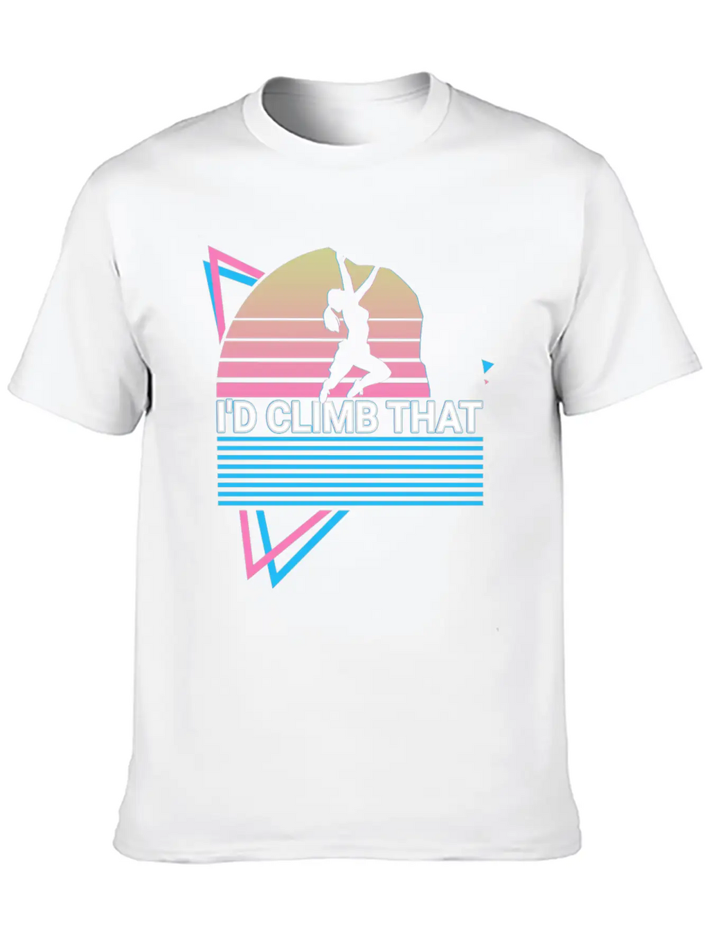 Rock Climbing Rock Climber Retro Stylish Everyday T-Shirt – Unisex Basic Cotton Tee