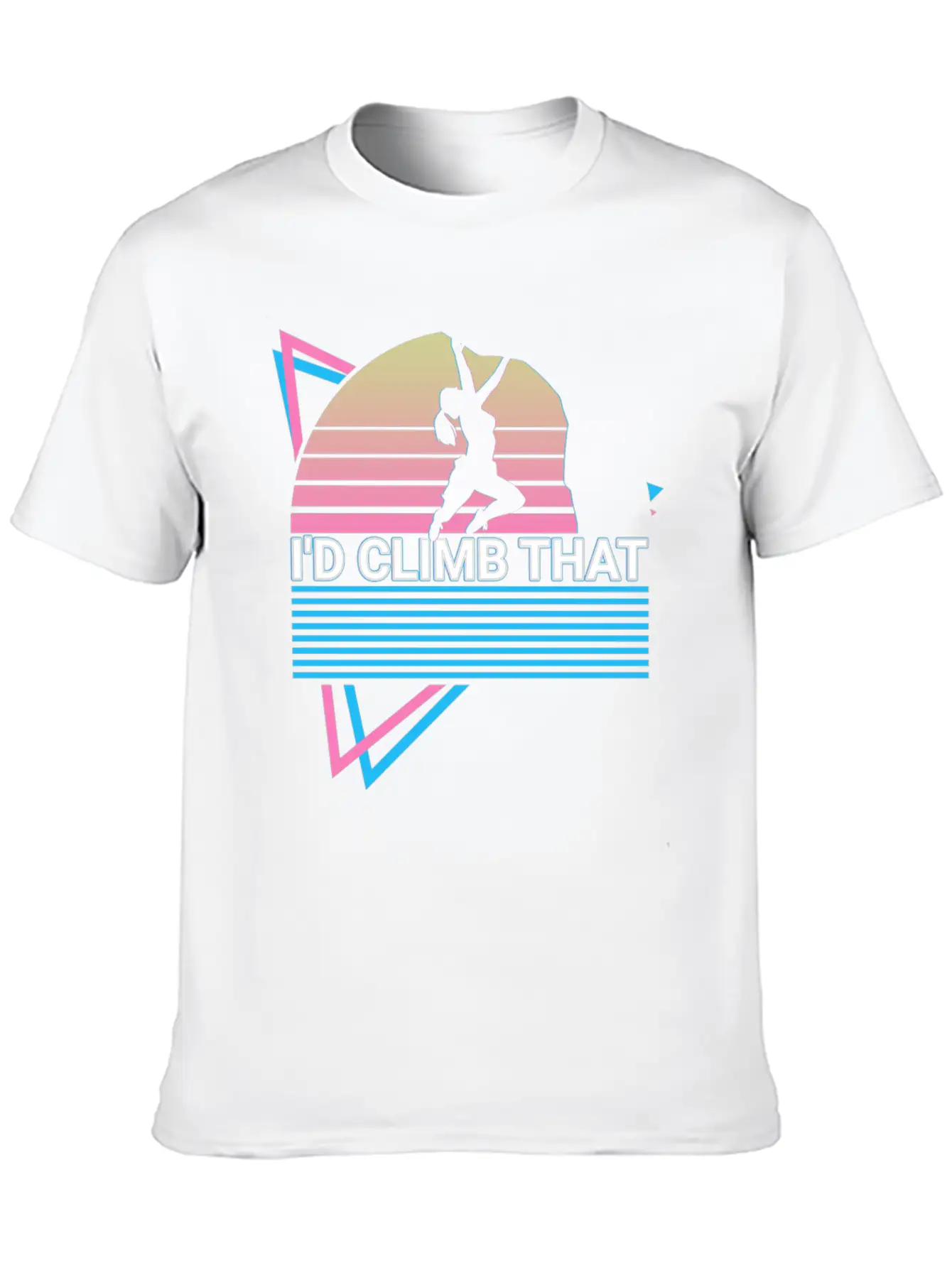 Rock Climbing Rock Climber Retro Stylish Everyday T-Shirt – Unisex Basic Cotton Tee