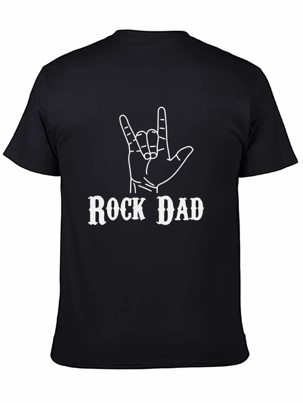 Rock Dad Essential Cotton Tee For Daily Outfits – Unisex Style